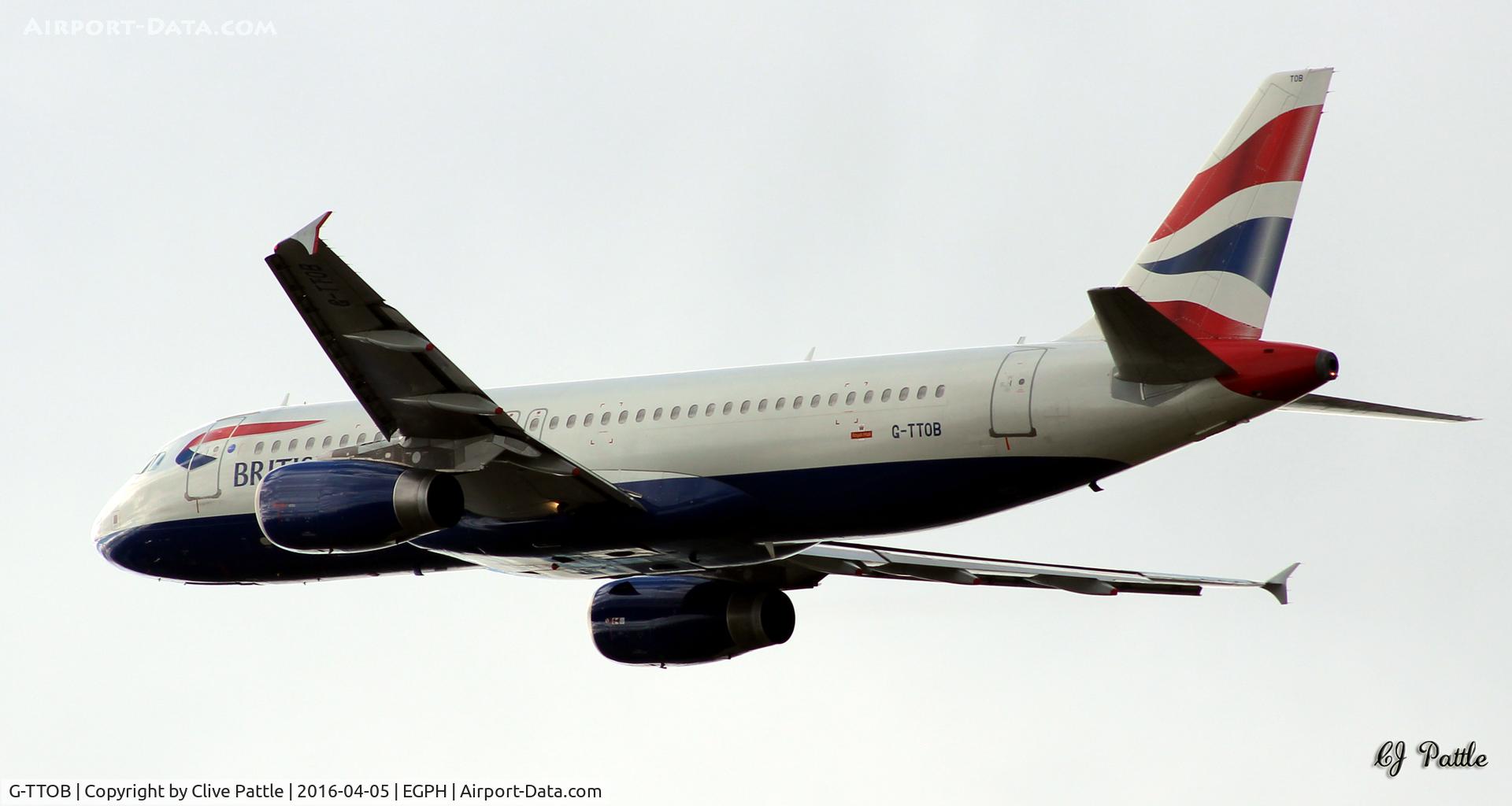 G-TTOB, 2001 Airbus A320-232 C/N 1687, Edinburgh EGPH