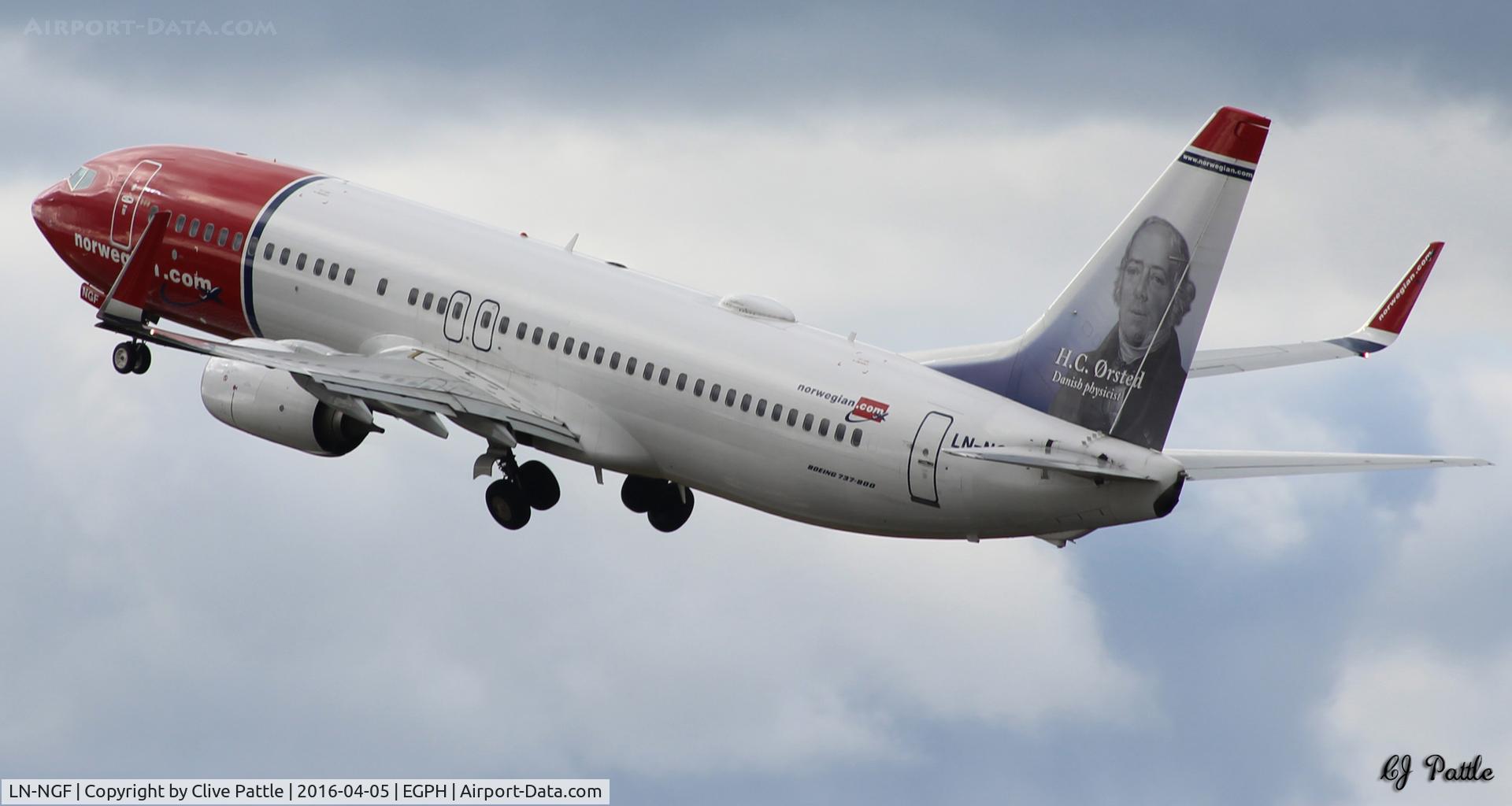 LN-NGF, 2012 Boeing 737-8JP C/N 39017, Edinburgh EGPH