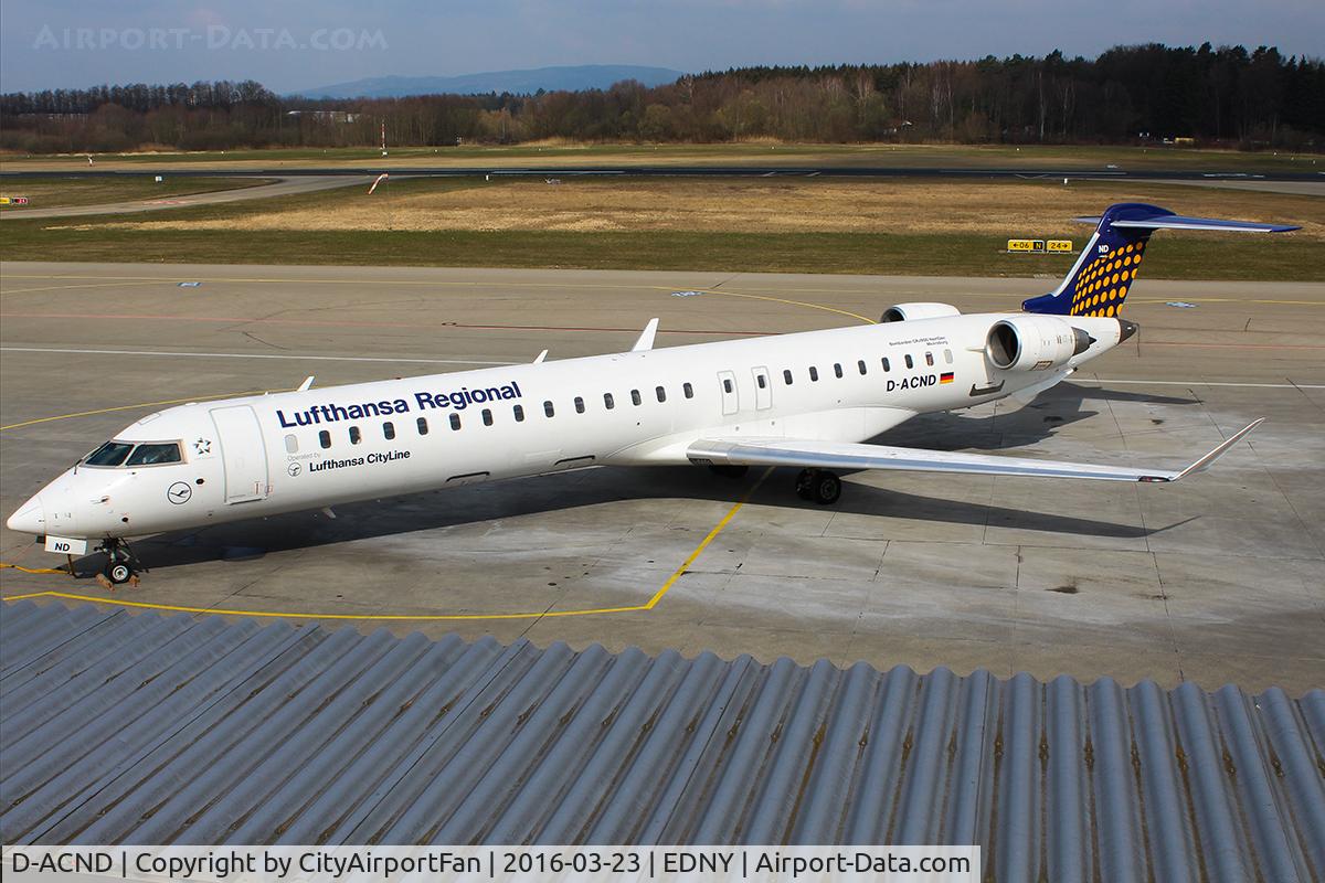D-ACND, 2009 Bombardier CRJ-701 (CL-600-2C10) Regional Jet C/N 15238, Lufthansa Regional (DLH/LH)