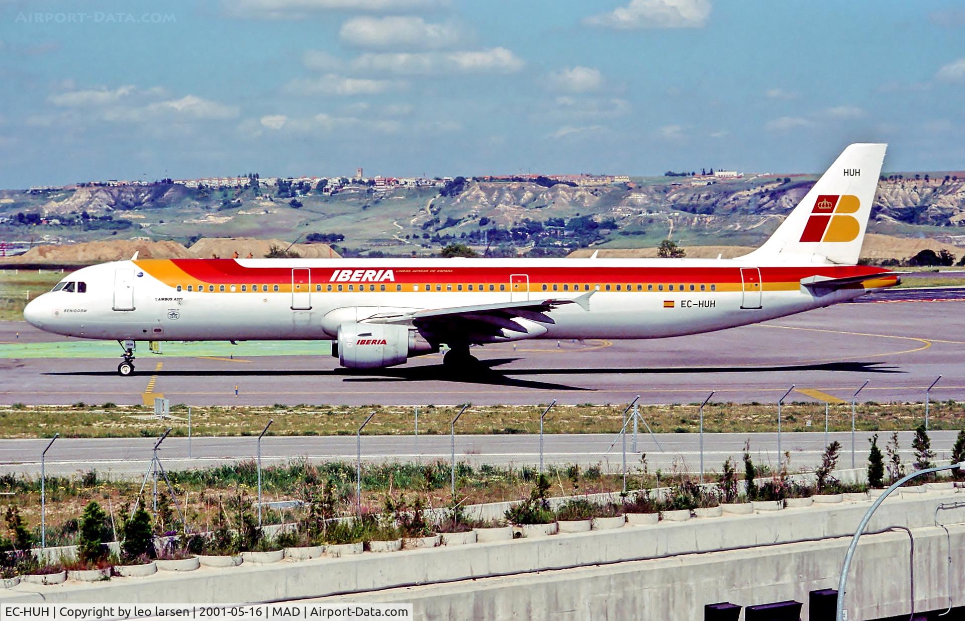 EC-HUH, 1999 Airbus A321-211 C/N 1021, Madrid 16.5.01