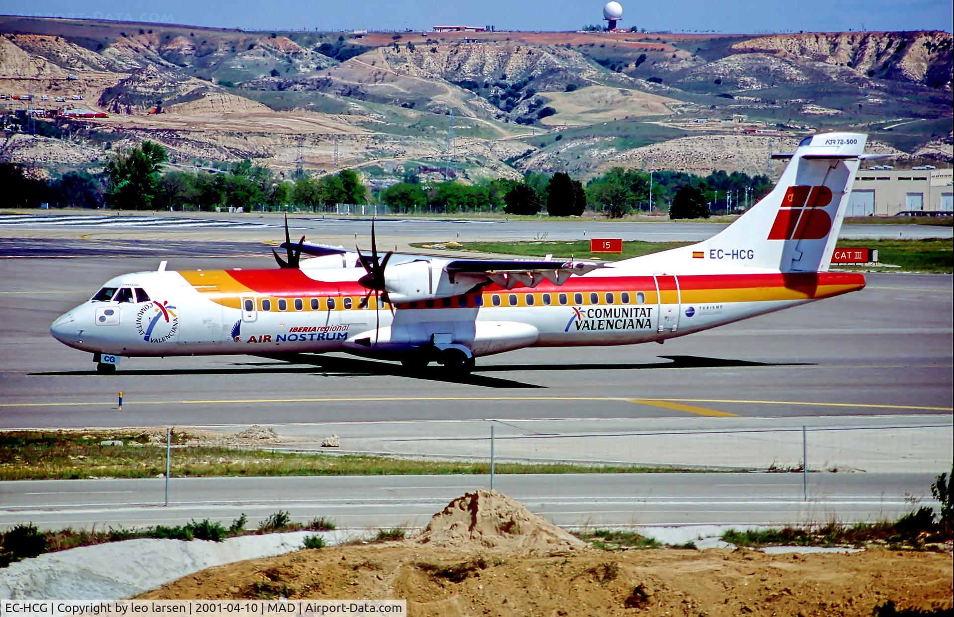 EC-HCG, 1999 ATR 72-212A C/N 580, Madrid 10.4.01