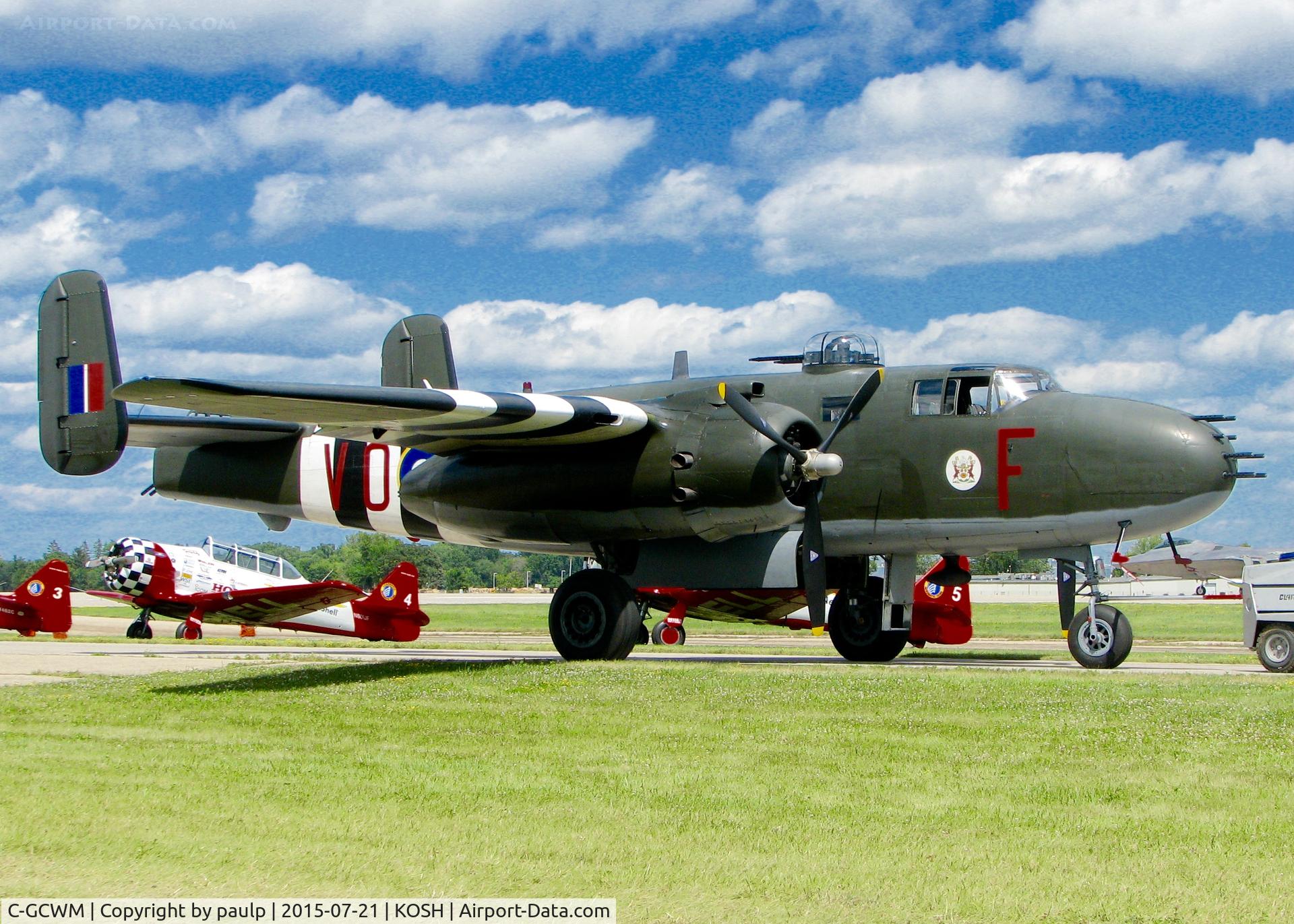 C-GCWM, 1945 North American B-25J Mitchell Mitchell C/N 108-47734, At AirVenture.
