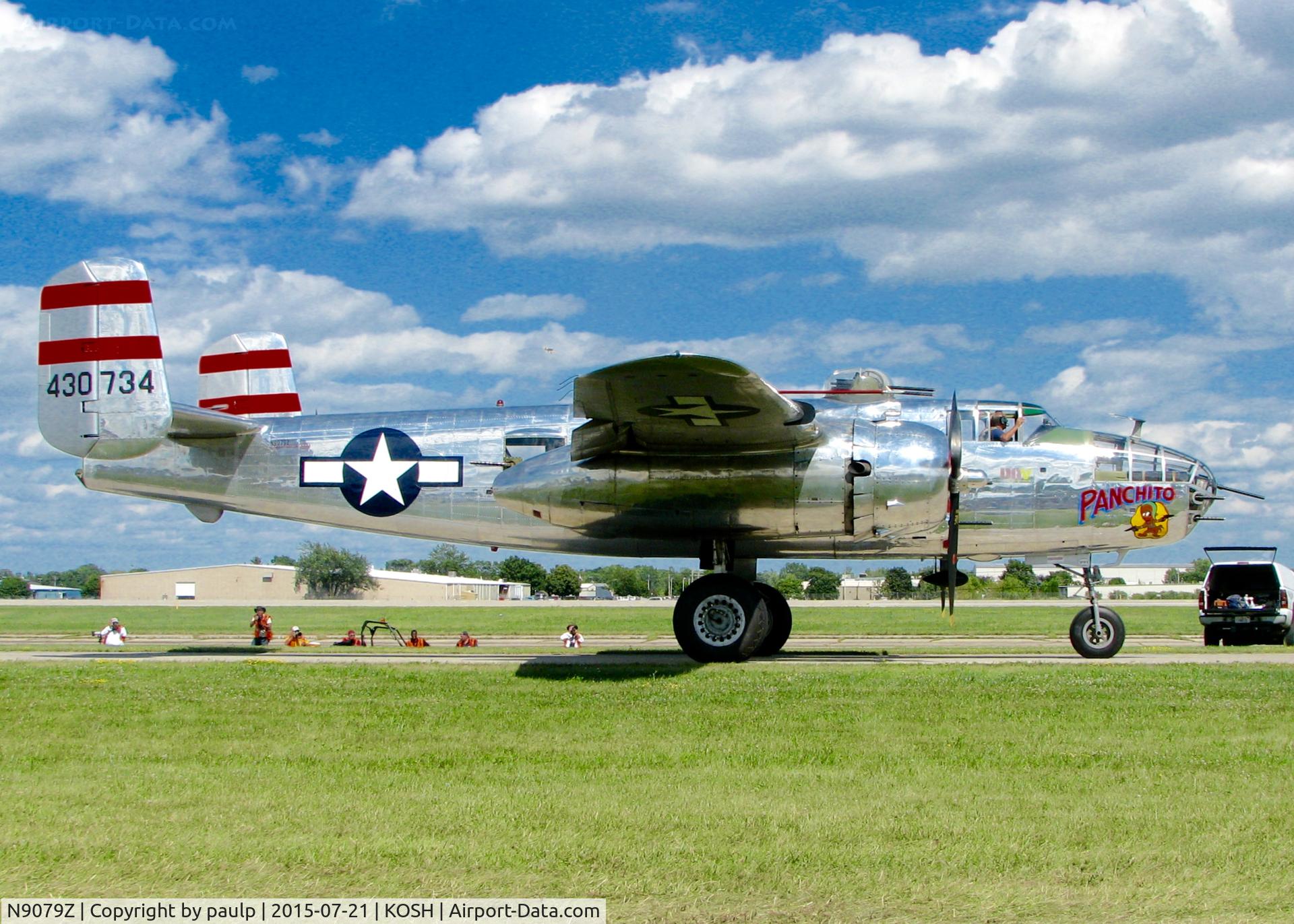 N9079Z, 1944 North American TB-25N Mitchell C/N 108-34009, At AirVenture.