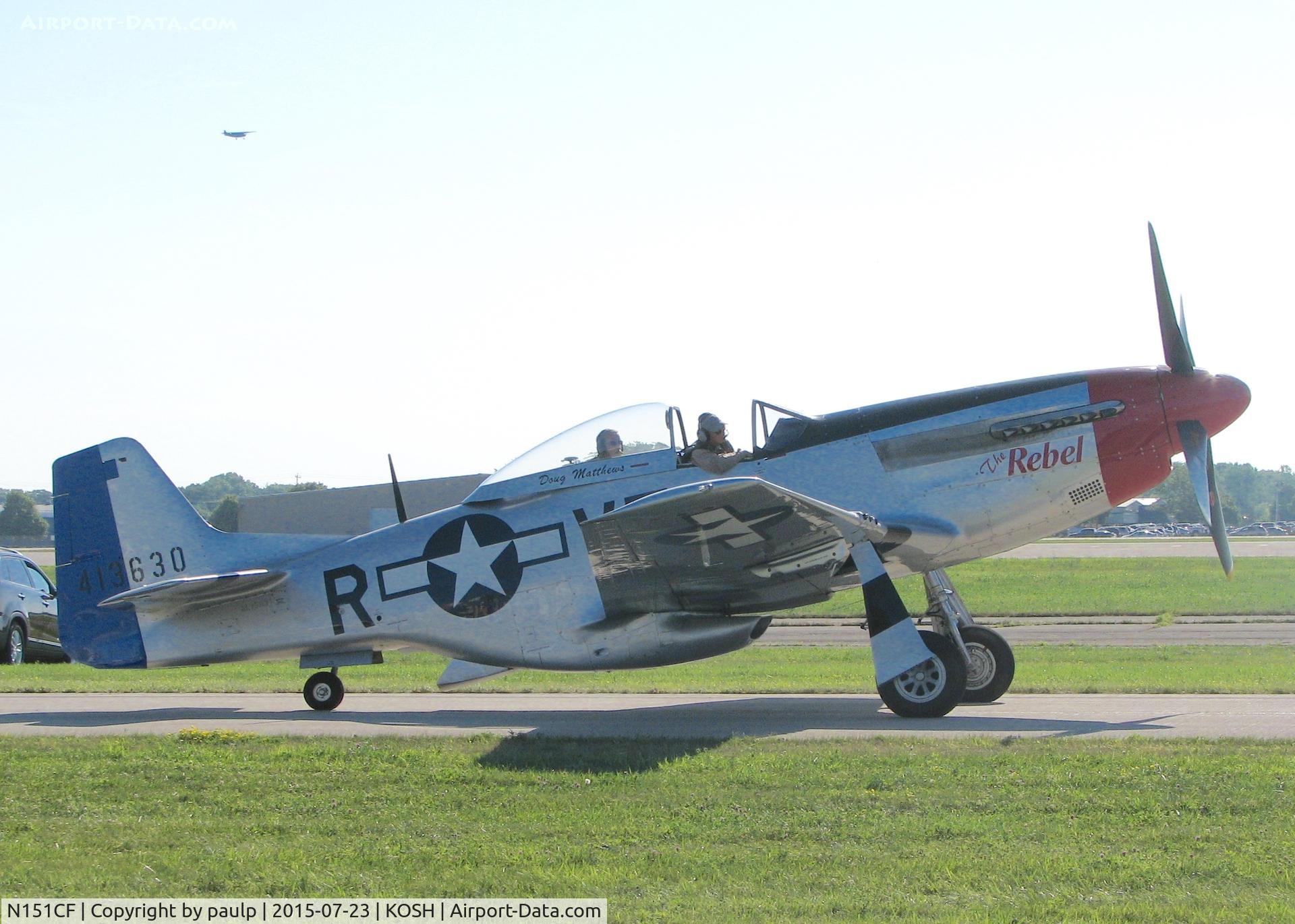 N151CF, 1944 North American P-51D Mustang C/N 44-84933N, At AirVenture.