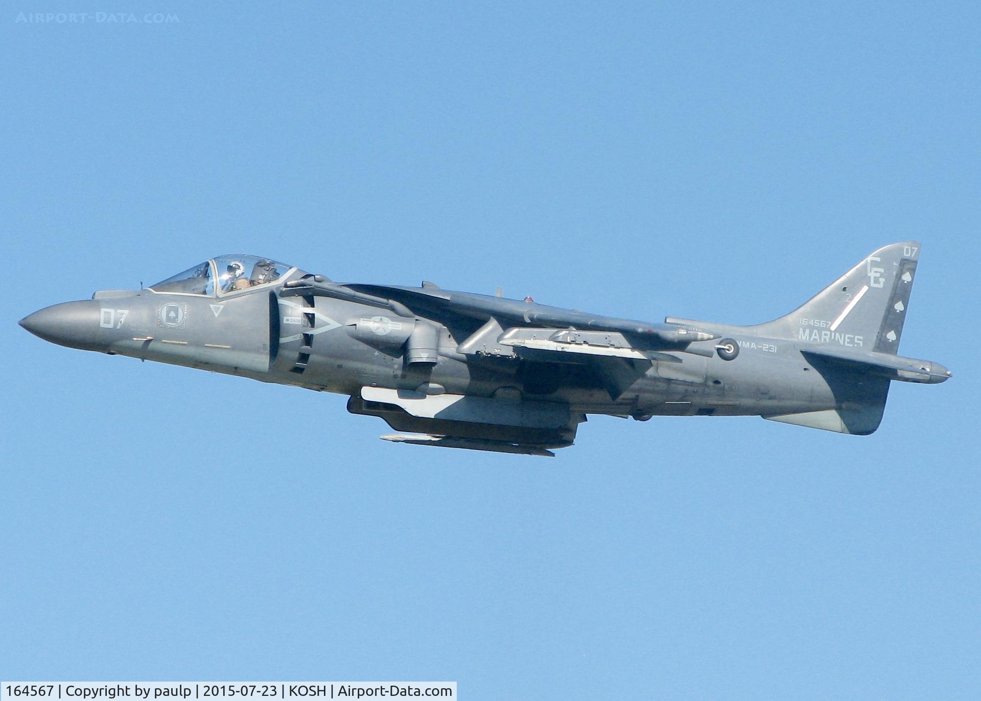 164567, McDonnell Douglas AV-8B Harrier II C/N 252, At AirVenture.