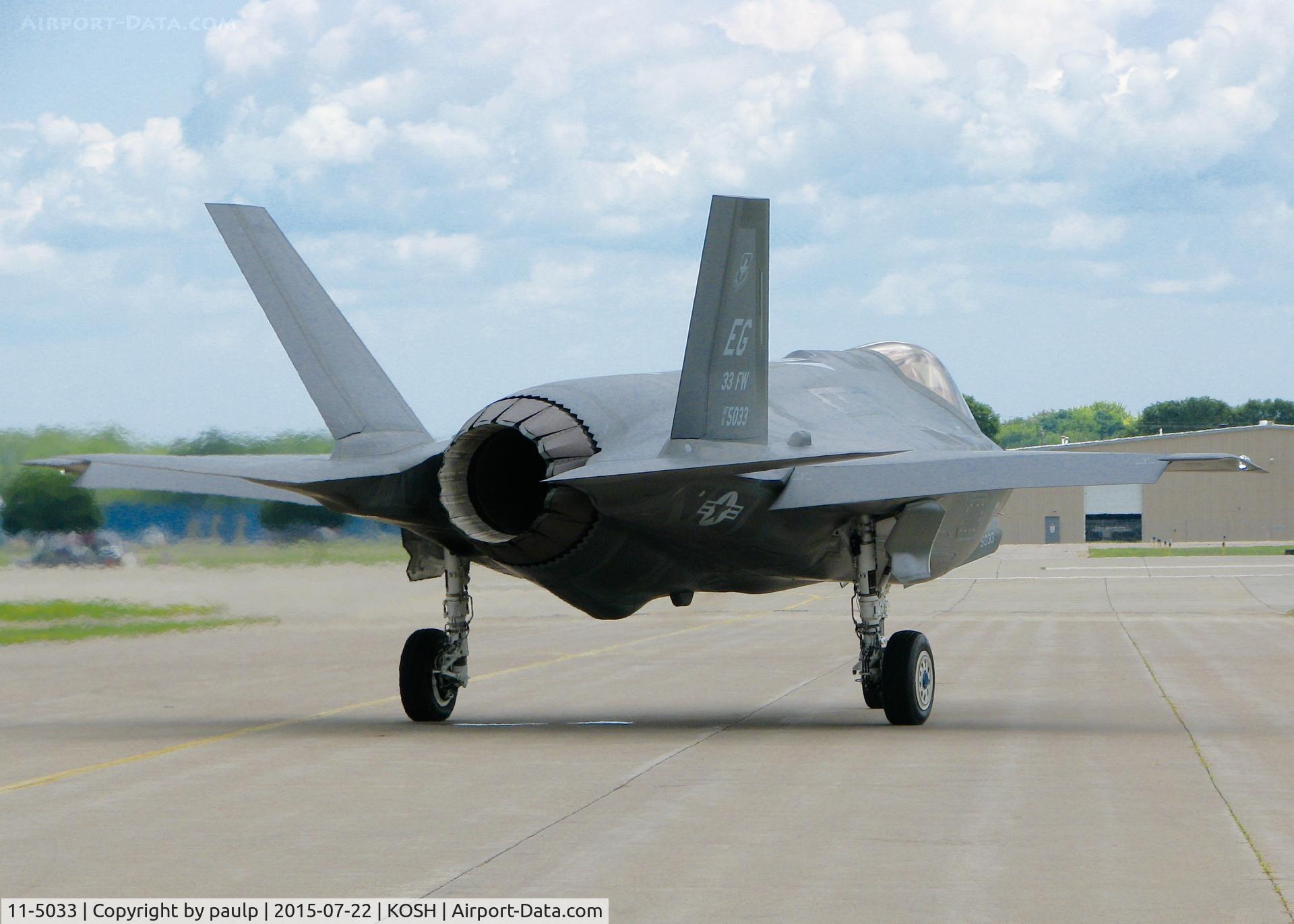 11-5033, 2014 Lockheed Martin F-35A Lightning II C/N AF-44, At AirVenture.