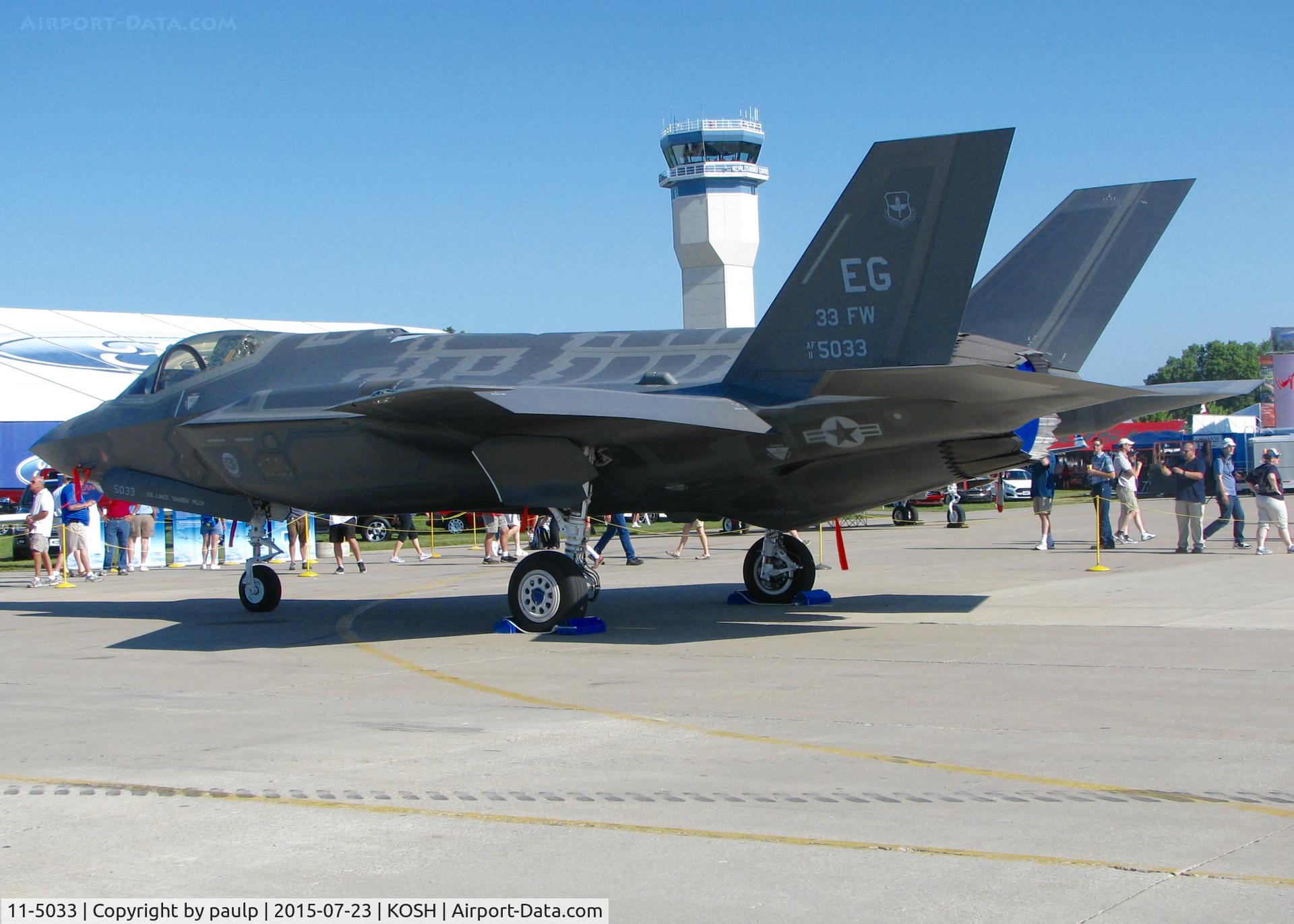 11-5033, 2014 Lockheed Martin F-35A Lightning II C/N AF-44, At AirVenture.