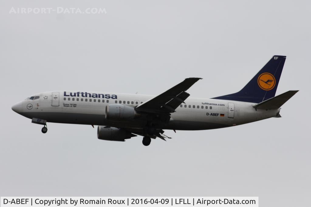 D-ABEF, 1991 Boeing 737-330 C/N 25217, Landing