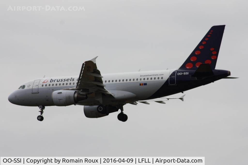 OO-SSI, 2009 Airbus A319-112 C/N 3895, Landing