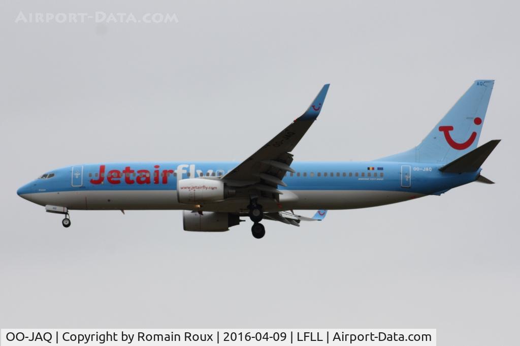 OO-JAQ, 2009 Boeing 737-8K5 C/N 35148, Landing