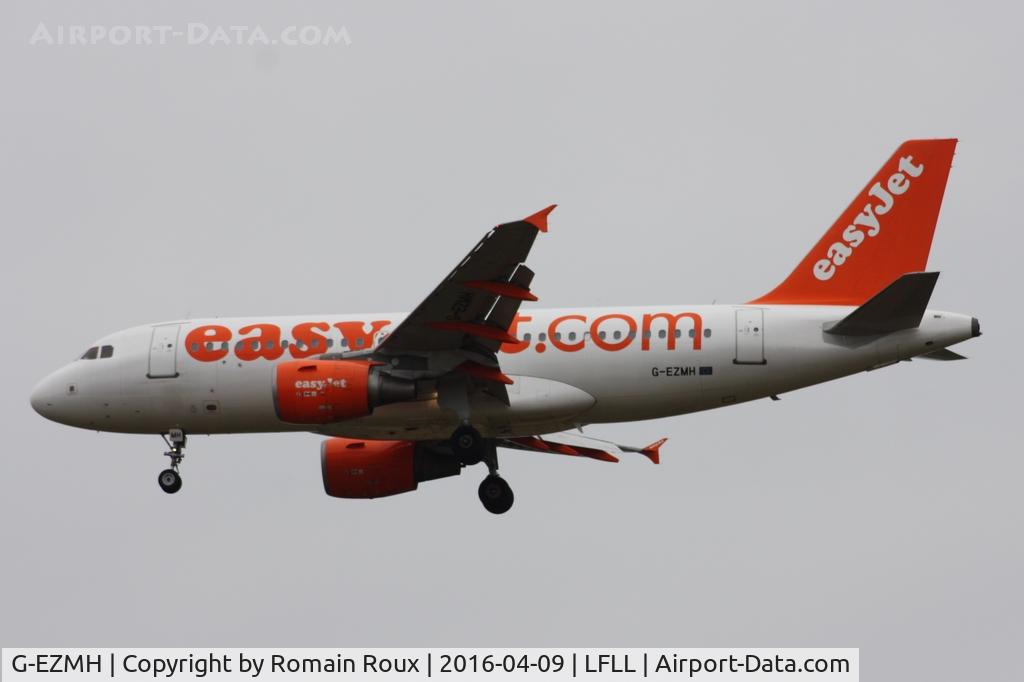 G-EZMH, 2003 Airbus A319-111 C/N 2053, Landing