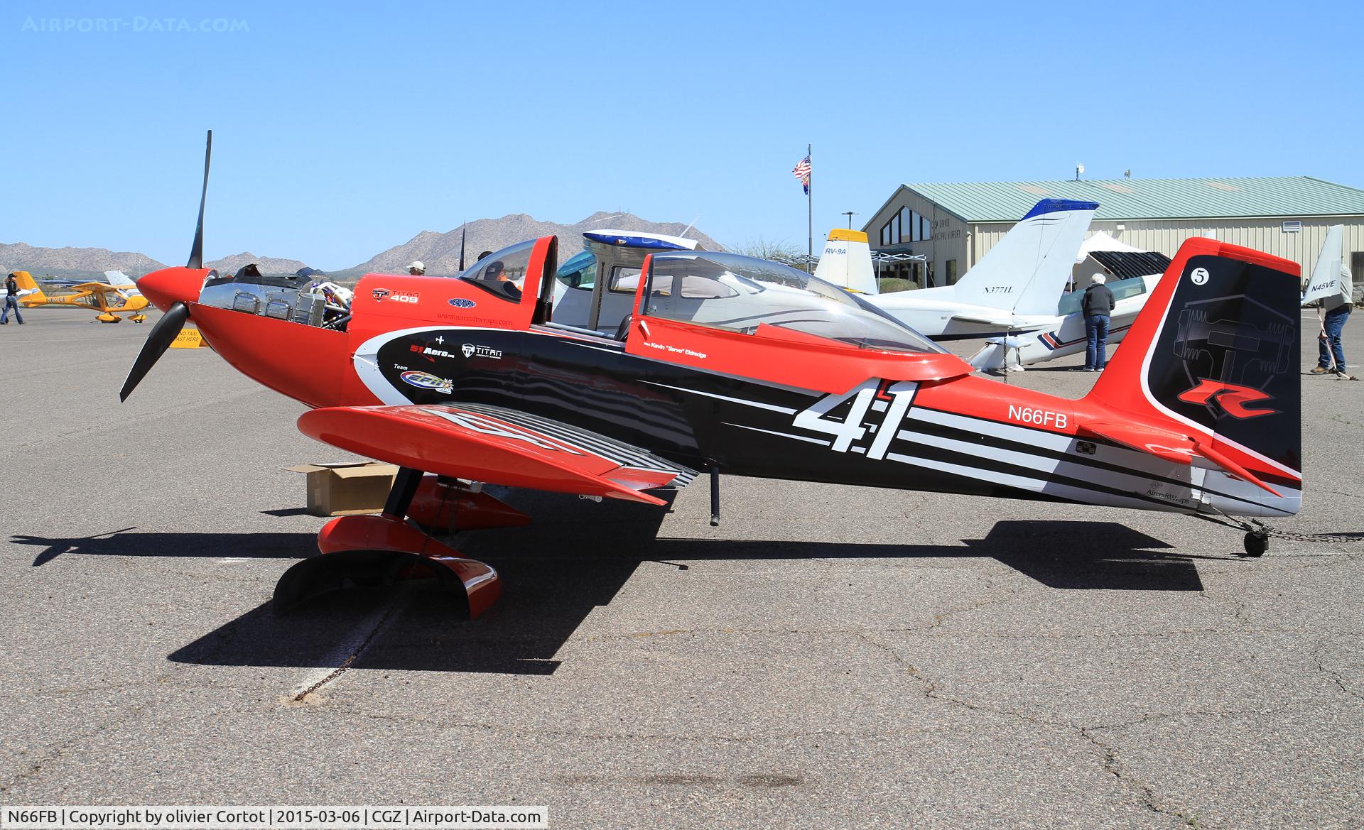 N66FB, 2001 Vans RV-8 C/N 81085, Cactus fly in