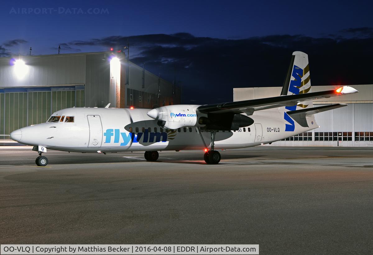 OO-VLQ, 1989 Fokker 50 C/N 20159, OO-VLQ