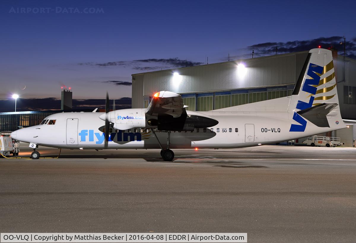 OO-VLQ, 1989 Fokker 50 C/N 20159, OO-VLQ