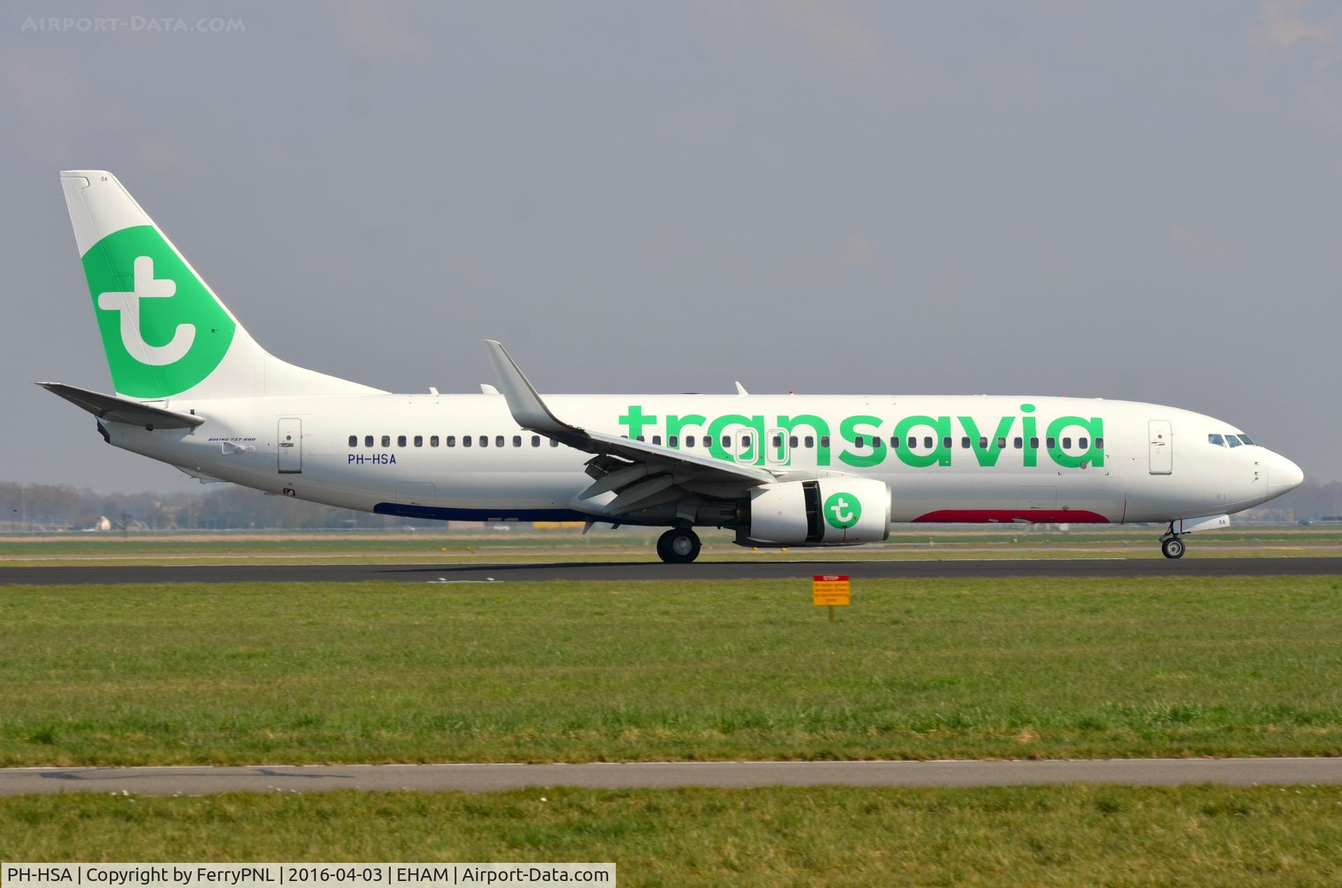 PH-HSA, 2009 Boeing 737-8K2 C/N 34171, Transavia B738
