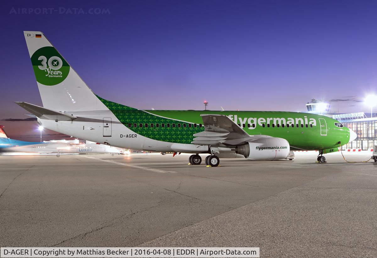 D-AGER, 1998 Boeing 737-75B C/N 28107, D-AGER