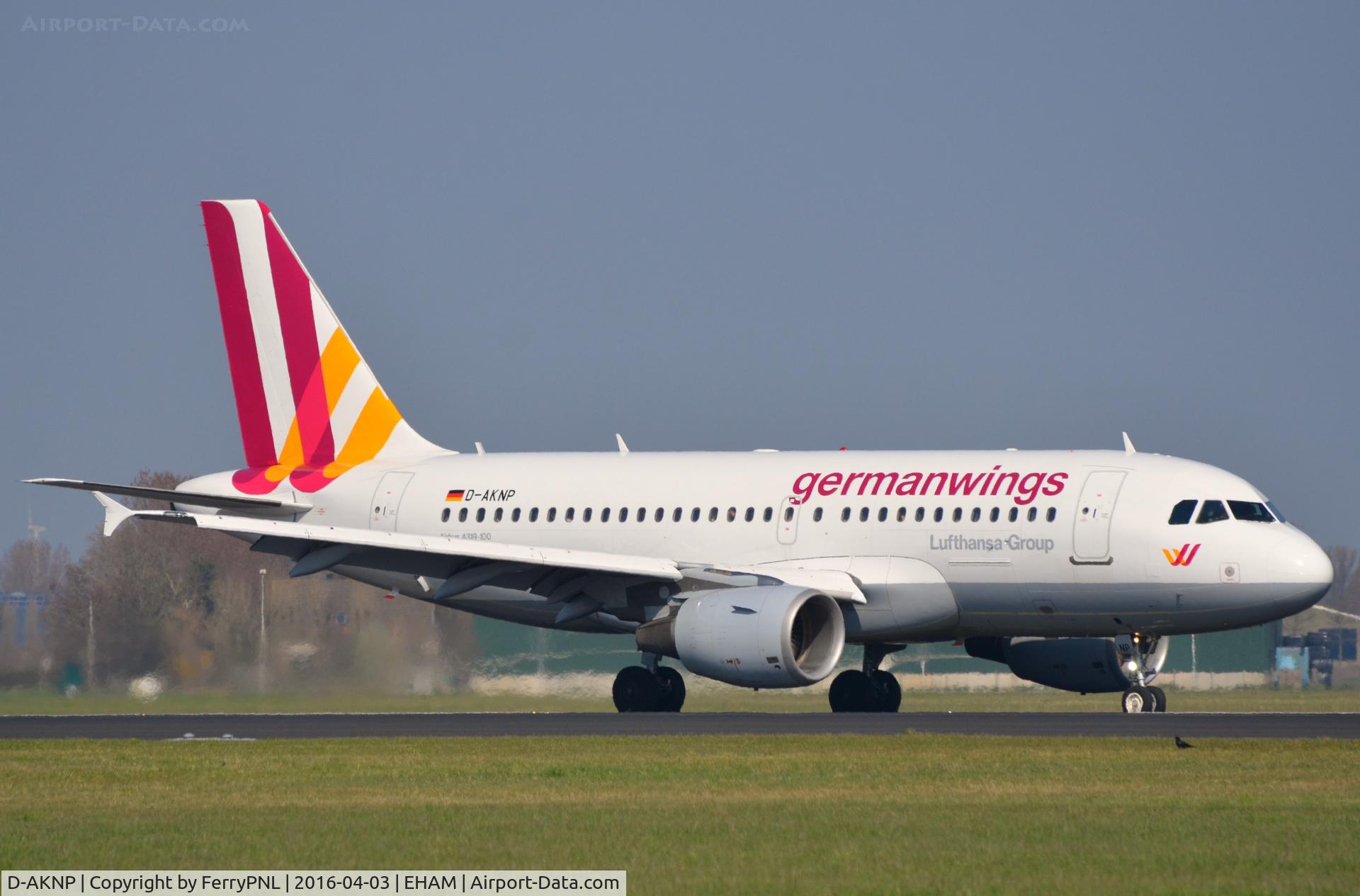 D-AKNP, 1999 Airbus A319-112 C/N 1155, Germanwings A319
