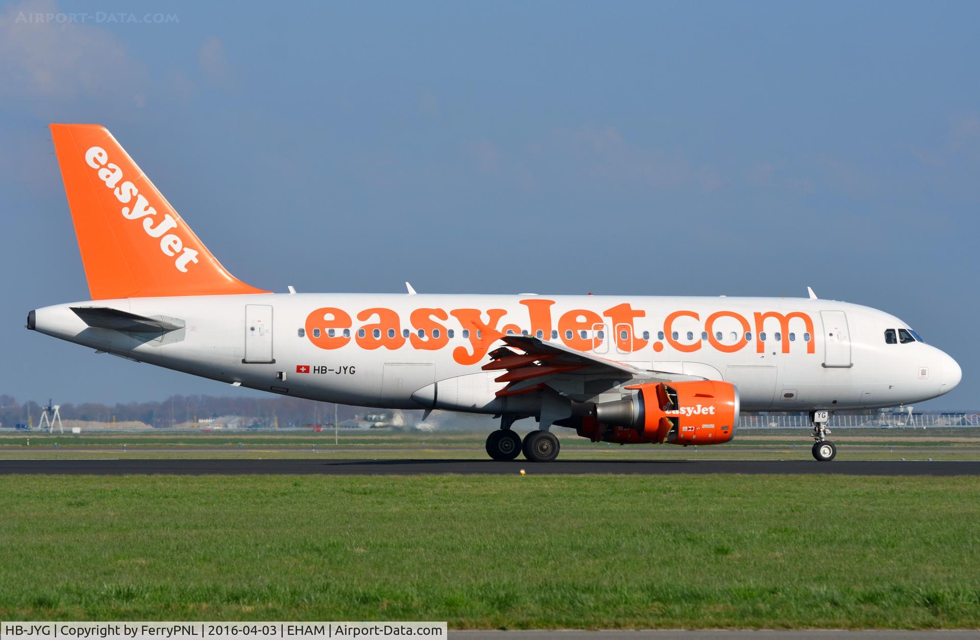 HB-JYG, 2011 Airbus A319-111 C/N 4781, Easyjet Switserland A319, formally G-EZGN