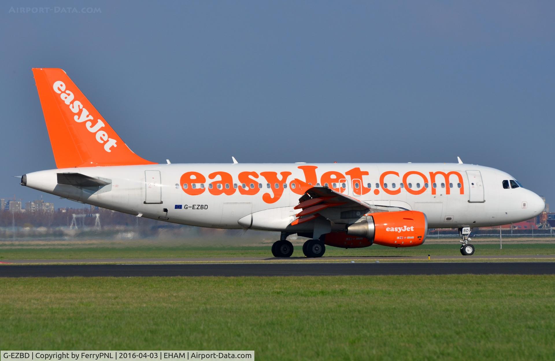 G-EZBD, 2006 Airbus A319-111 C/N 2873, Easyjet A319