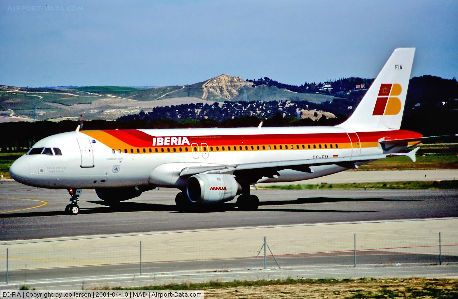EC-FIA, 1991 Airbus A320-211 C/N 240, Madrid 10.4.01