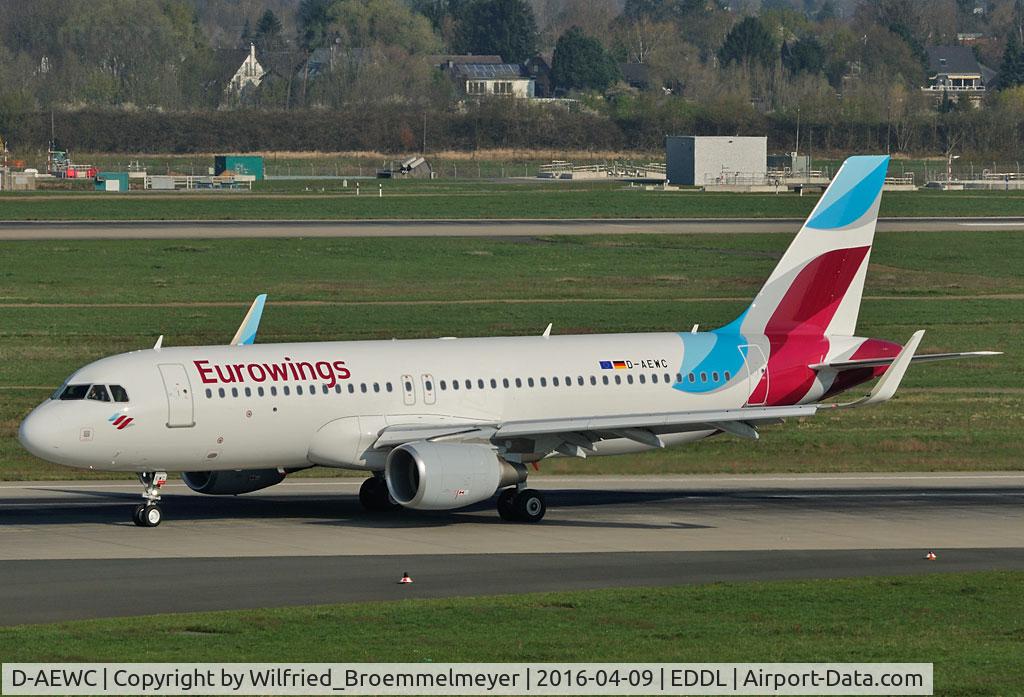 D-AEWC, 2016 Airbus A320-214 C/N 7012, (The new) Eurowings