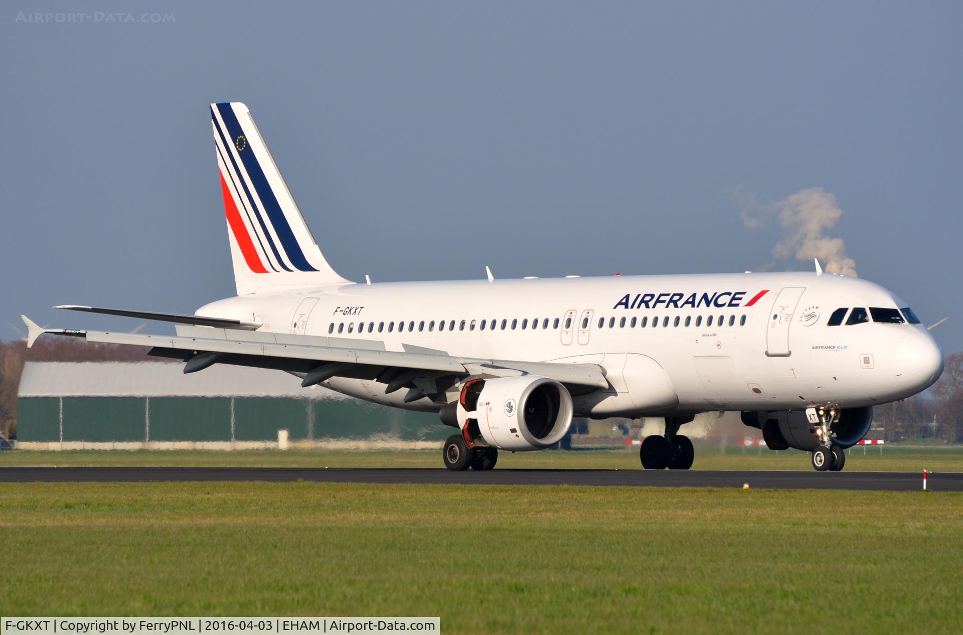 F-GKXT, 2009 Airbus A320-214 C/N 3859, Air France A320 arriving in AMS