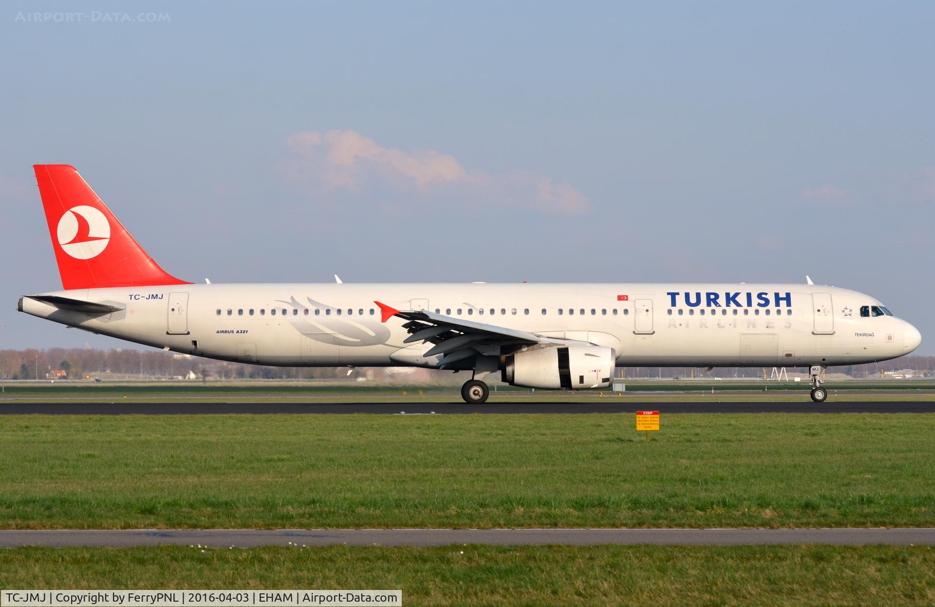 TC-JMJ, 2008 Airbus A321-232 C/N 3688, Turkish A321 in AMS