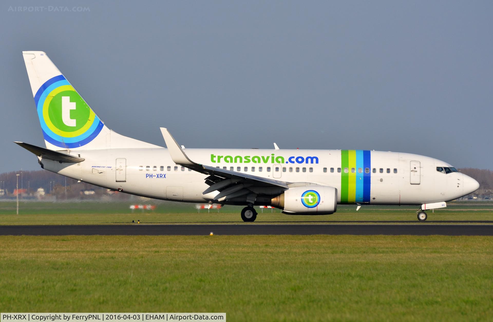 PH-XRX, 2003 Boeing 737-7K2 C/N 33464, Transavia B737 arriving in AMS