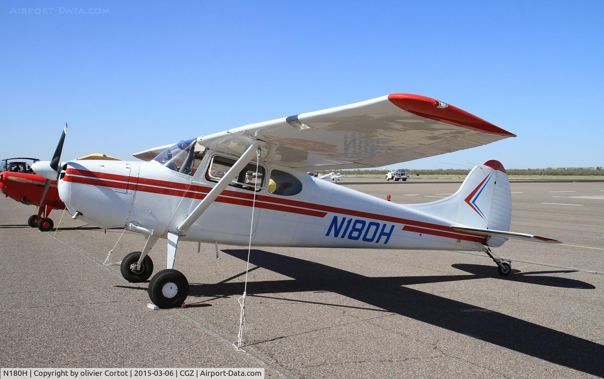 N180H, 1951 Cessna 170A C/N 19944, cactus fly in