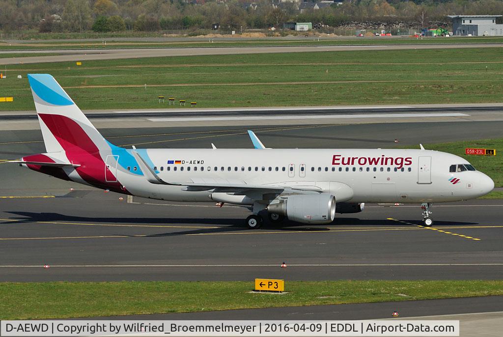 D-AEWD, 2016 Airbus A320-214 C/N 7019, Eurowings