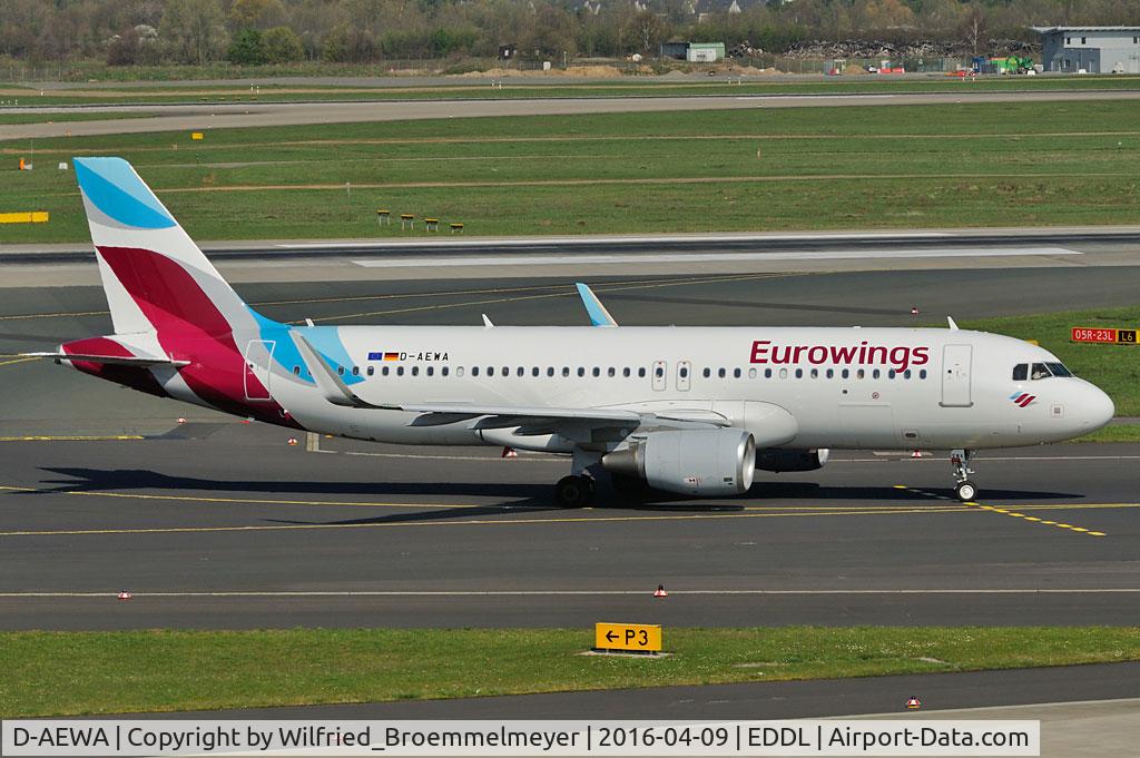 D-AEWA, 2016 Airbus A320-214 C/N 6953, Eurowings