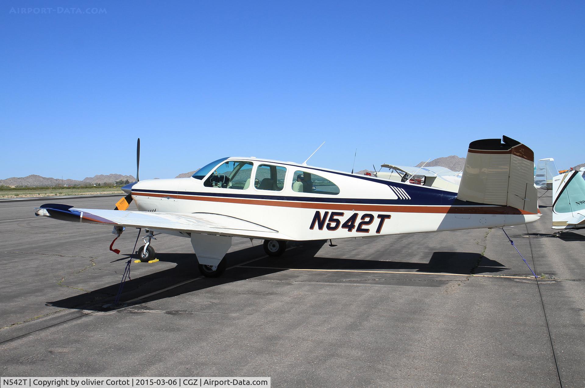 N542T, 1961 Beech N35 Bonanza C/N D-6718, cactus fly in
