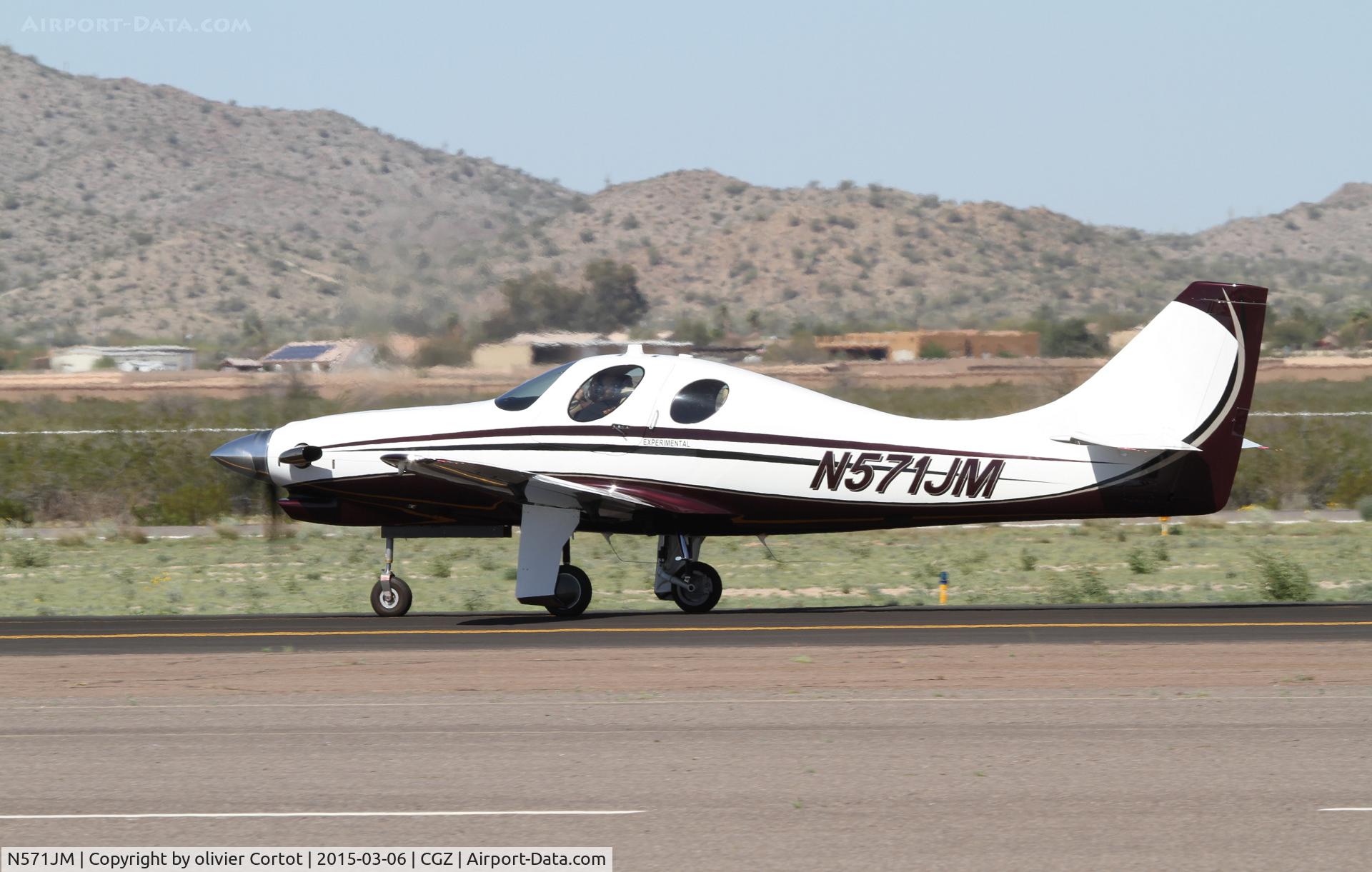N571JM, Lancair Evolution C/N EVO-019, cactus fly in