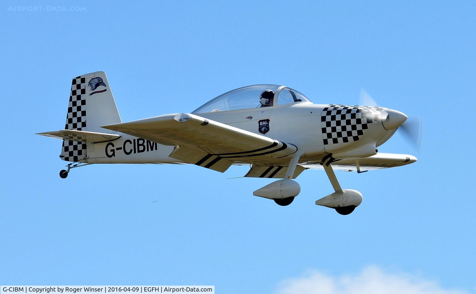 G-CIBM, 2013 Vans RV-8 C/N LAA 303-15083, Raven 4 of Team Raven.