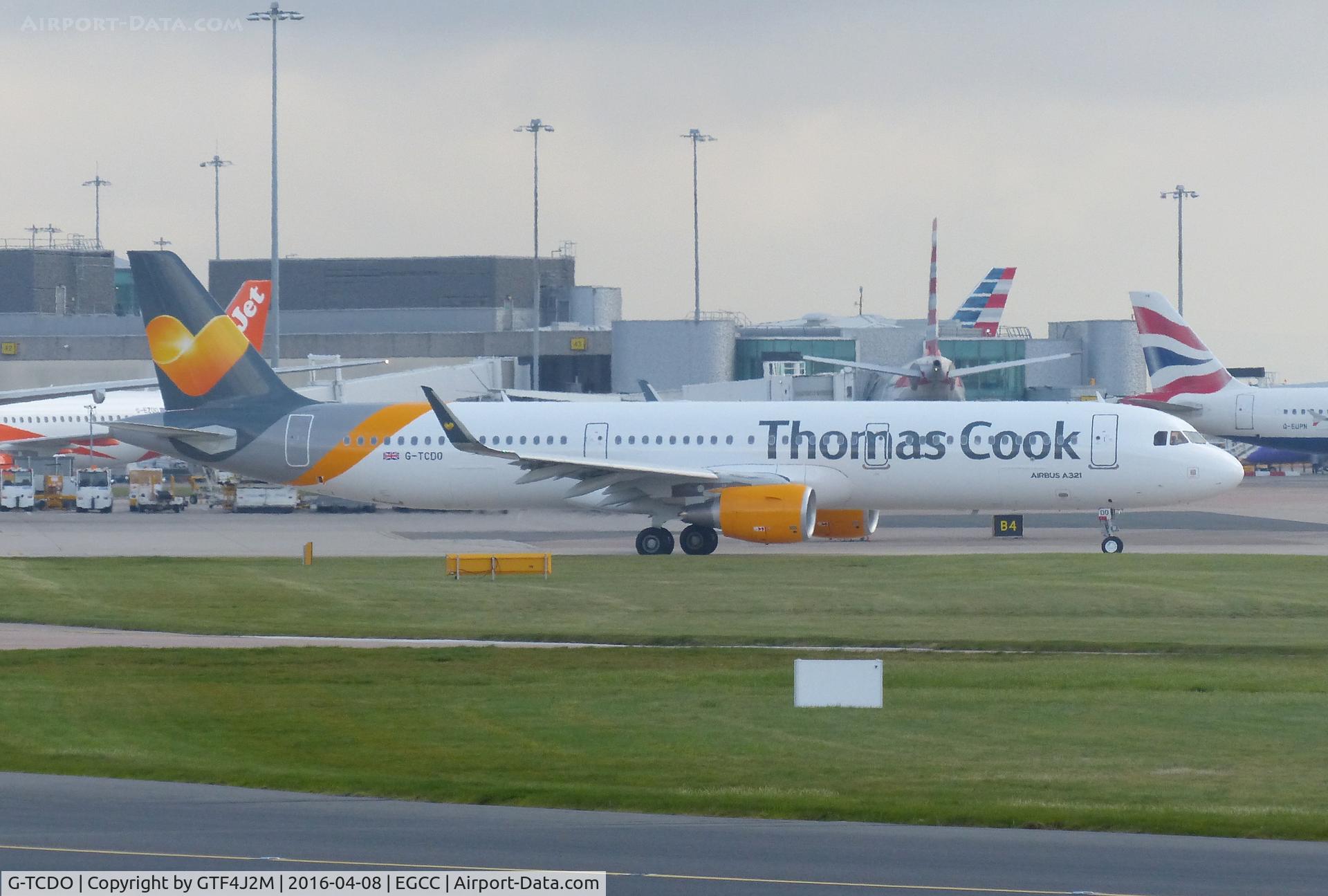 G-TCDO, 2016 Airbus A321-211 C/N 7055, G-TCDO at Manchester 8.4.16
