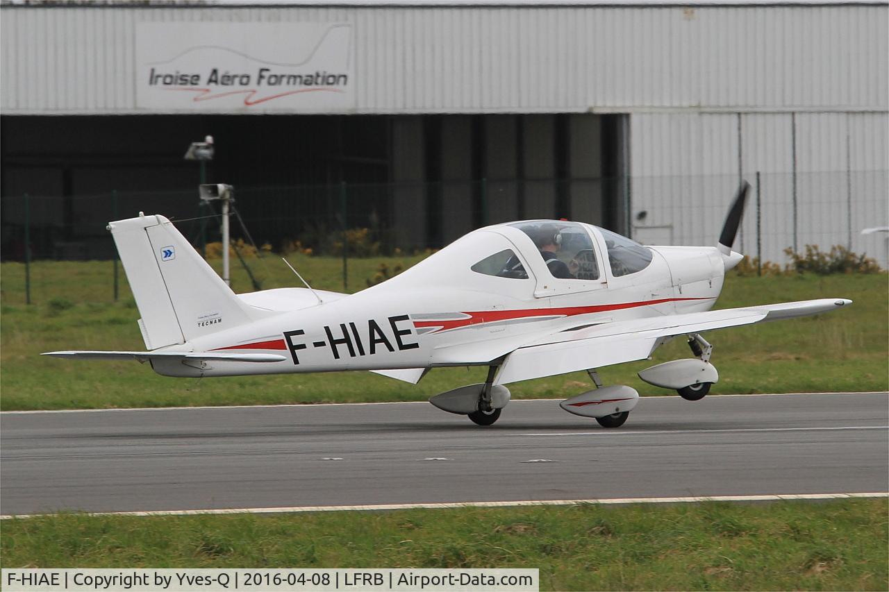 F-HIAE, Tecnam P-2002JF Sierra C/N Not found F-HIAE, Tecnam P2002 JF, Landing rwy 25L, Brest-Bretagne airport (LFRB-BES)