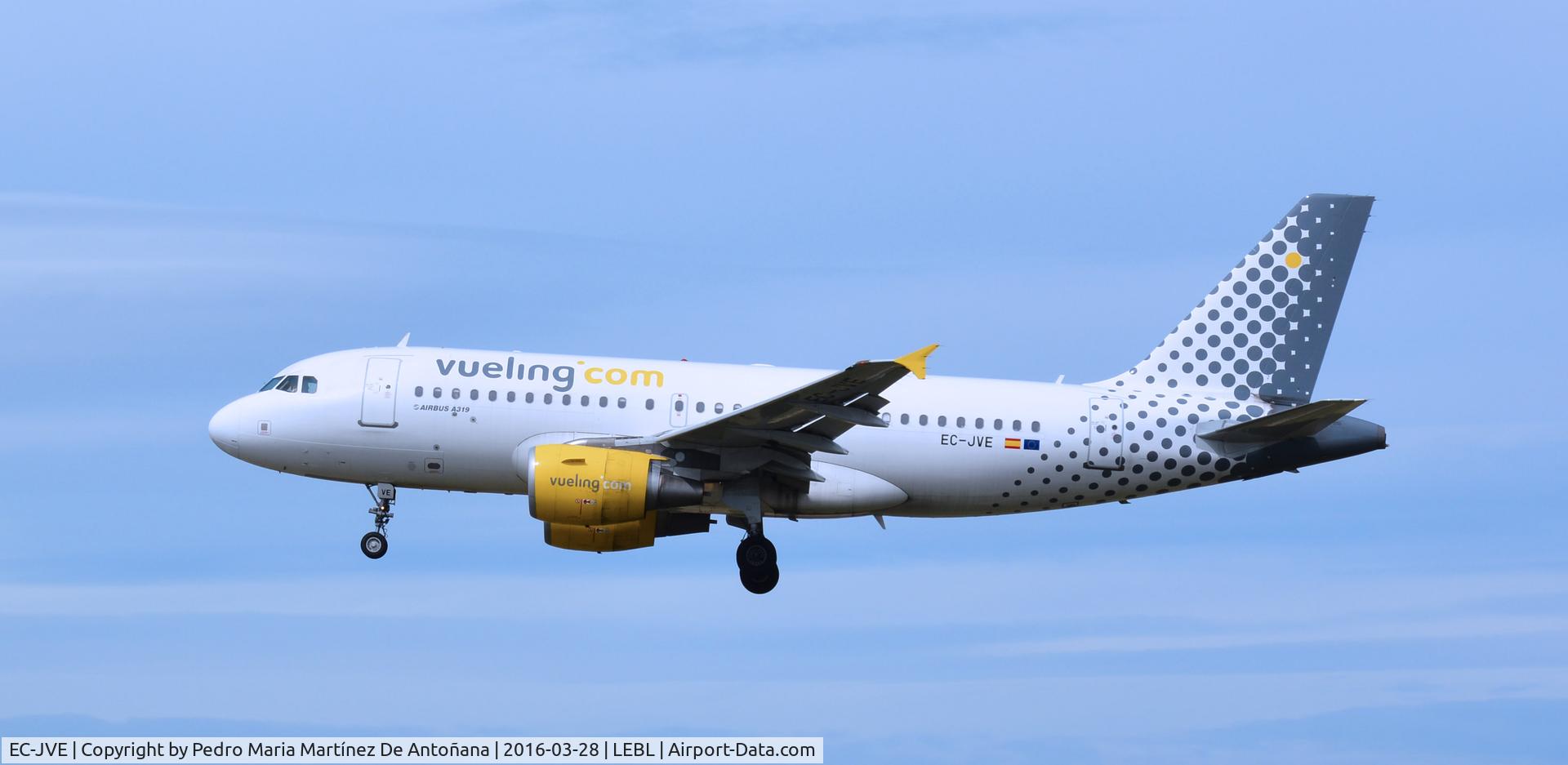EC-JVE, 2006 Airbus A319-111 C/N 2843, El Prat -  Barcelona  -  España