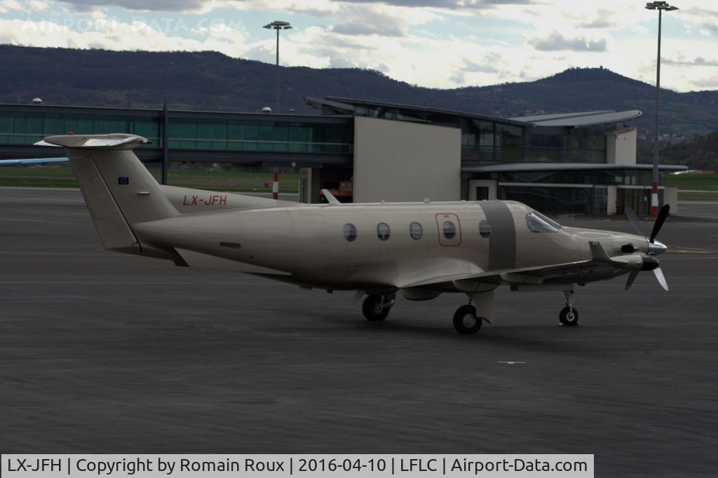 LX-JFH, 2003 Pilatus PC-12/45 C/N 522, Parked