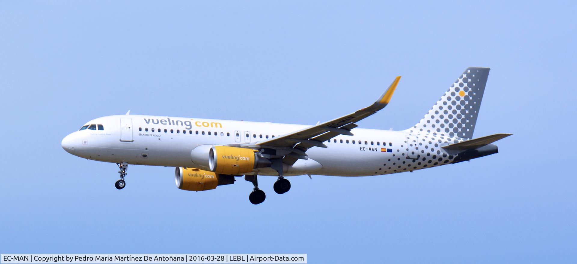 EC-MAN, 2014 Airbus A320-214 C/N 6079, El Prat -  Barcelona  -  España