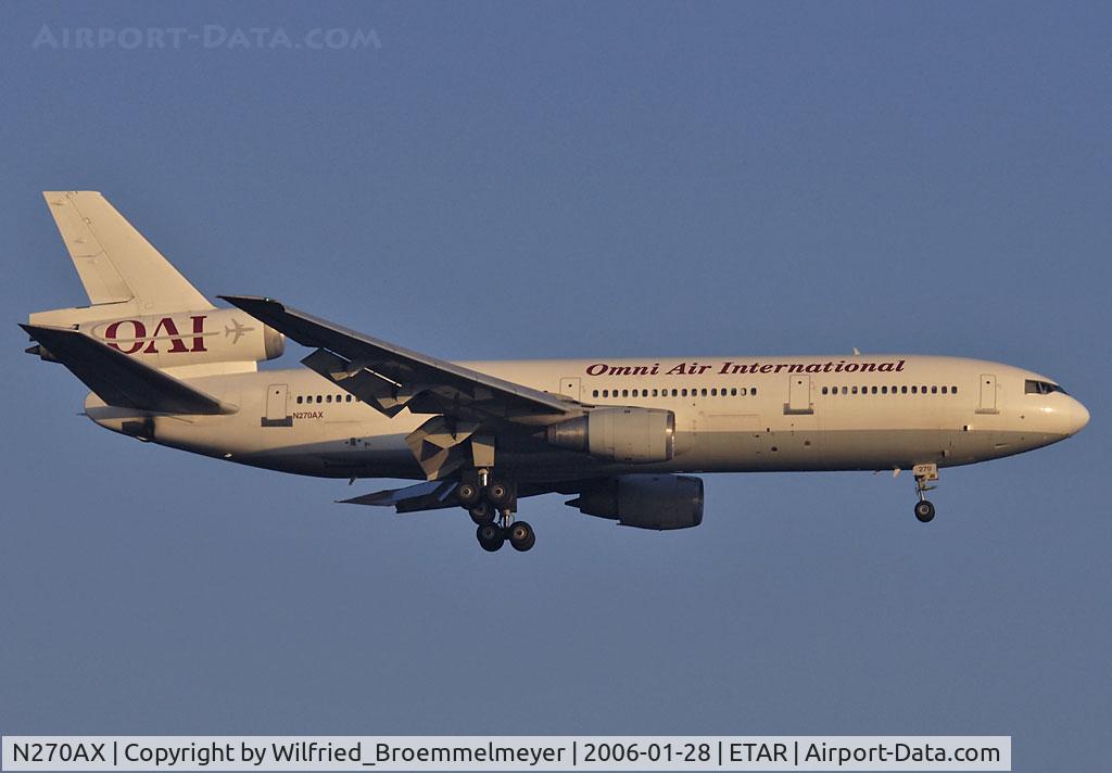 N270AX, 1988 McDonnell Douglas DC-10-30 C/N 48318, Omni Air International / Saturday morning operation