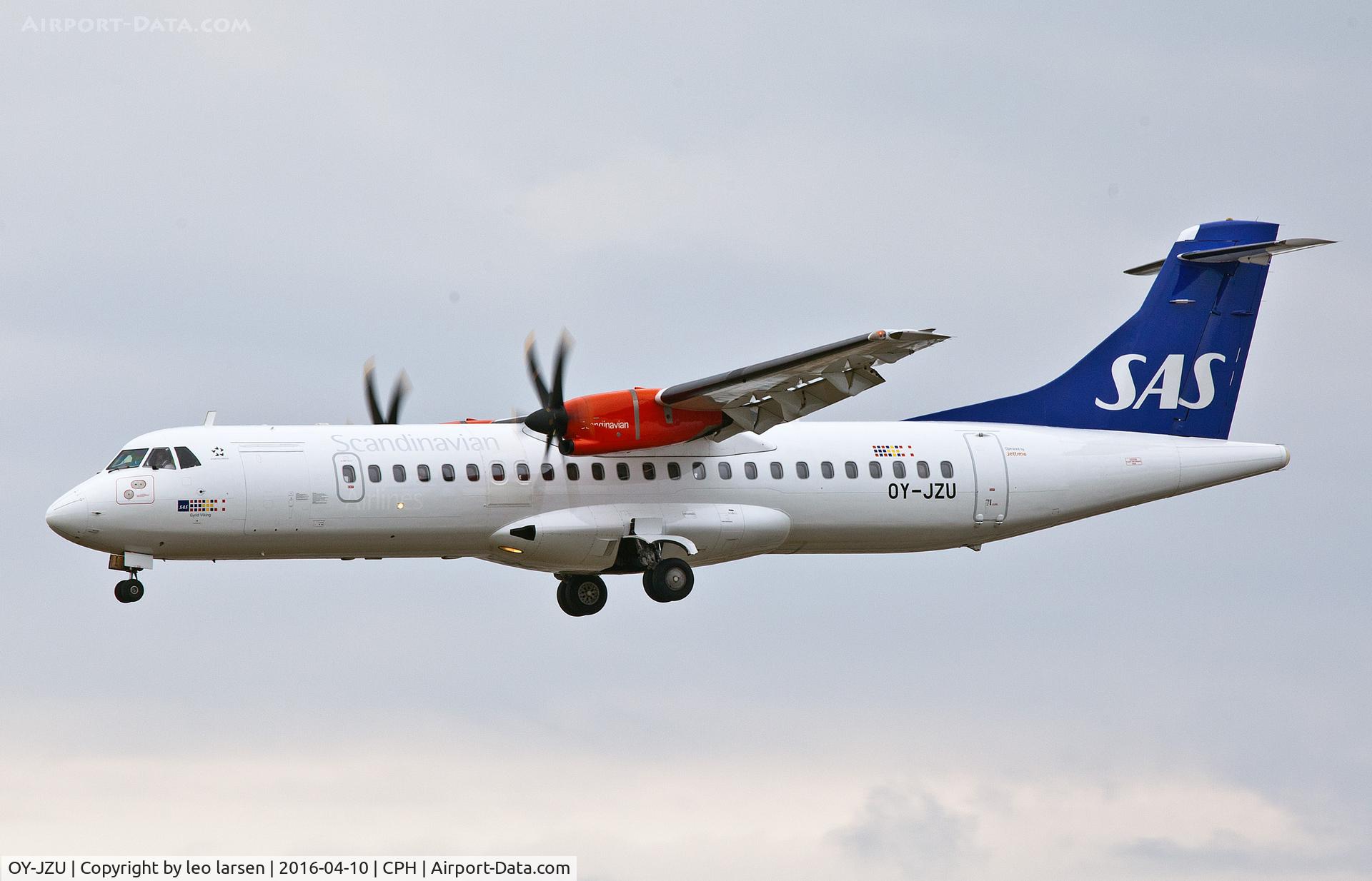 OY-JZU, 2005 ATR 72-212A C/N 723, Copenhagen 10.4.16