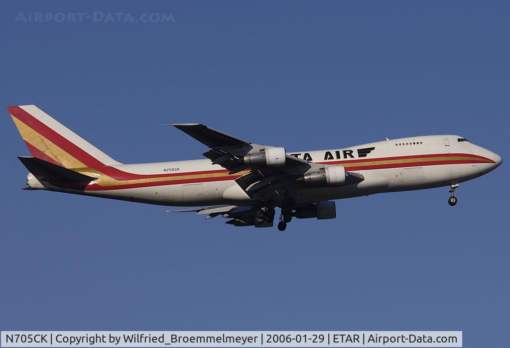 N705CK, 1974 Boeing 747-246F C/N 21034, Kalitta Air