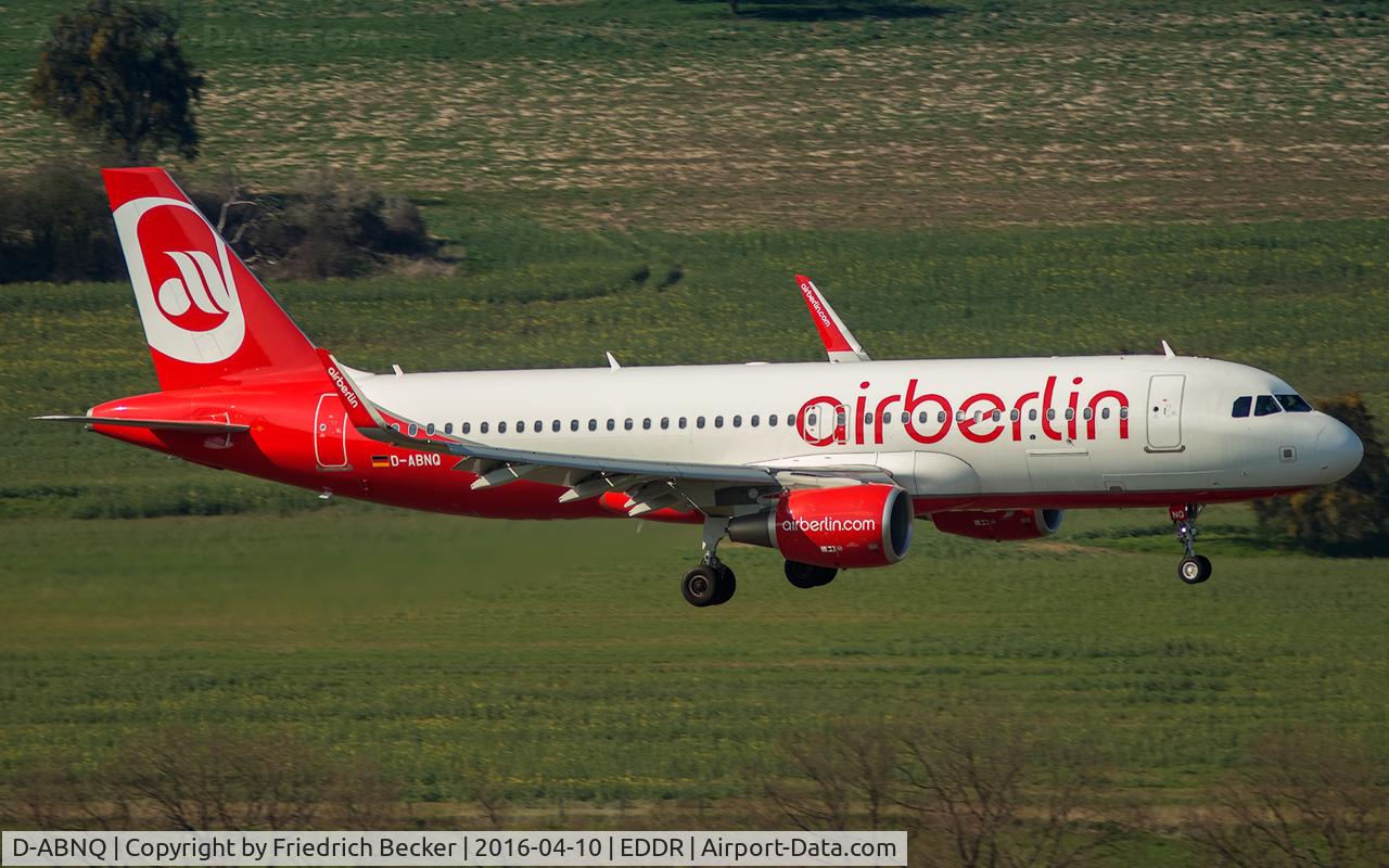D-ABNQ, 2015 Airbus A320-214 C/N 6877, on final RW09