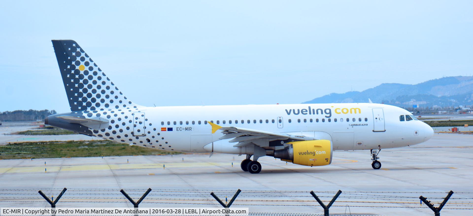 EC-MIR, 2008 Airbus A319-111 C/N 3377, El Prat -  Barcelona  -  España