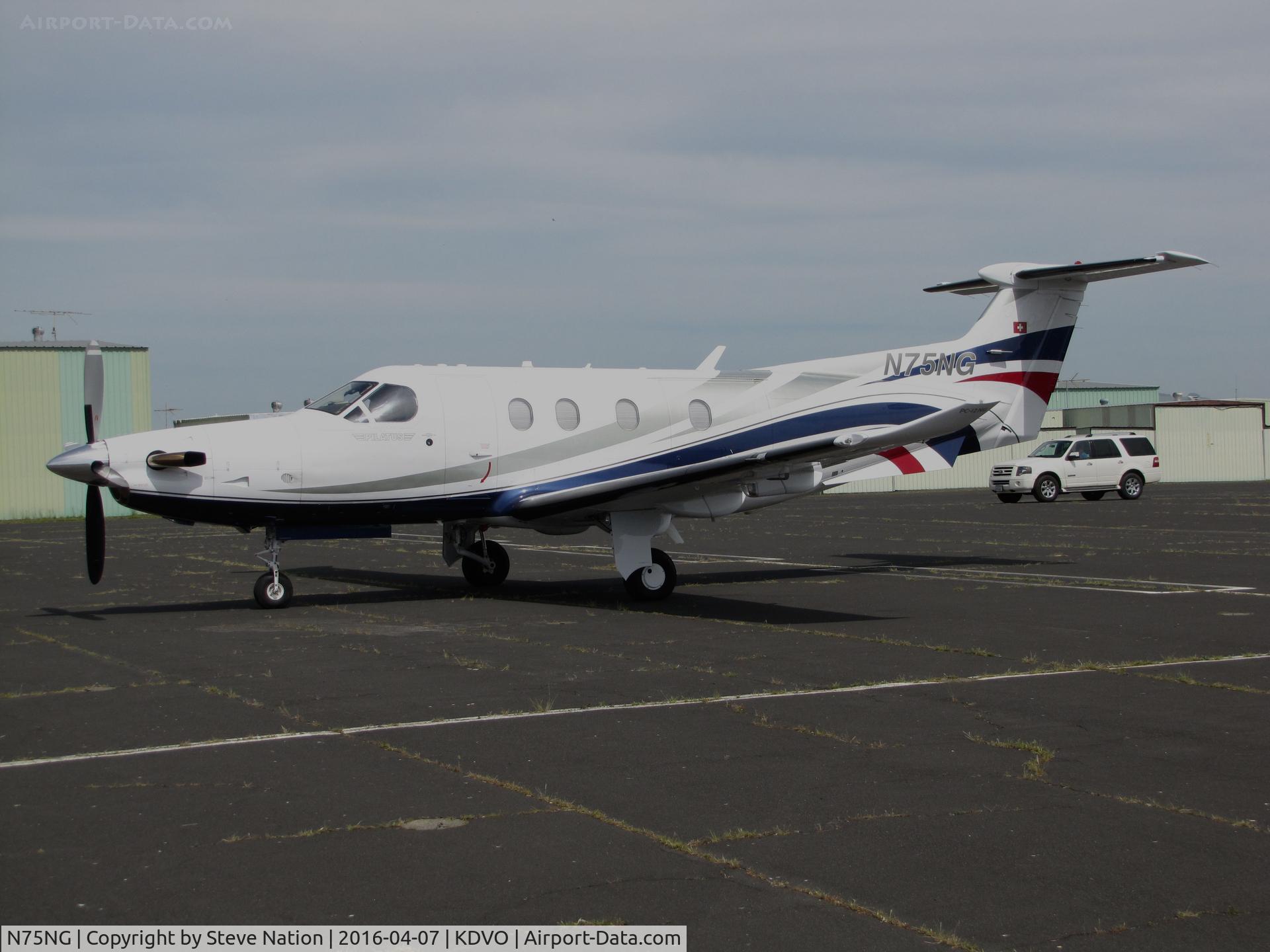 N75NG, 2012 Pilatus PC-12/47E C/N 1375, Juniper Valley LLC (Salem, OR) Pilatus PC-12/47E visiting Gnoss Field, Novato, CA