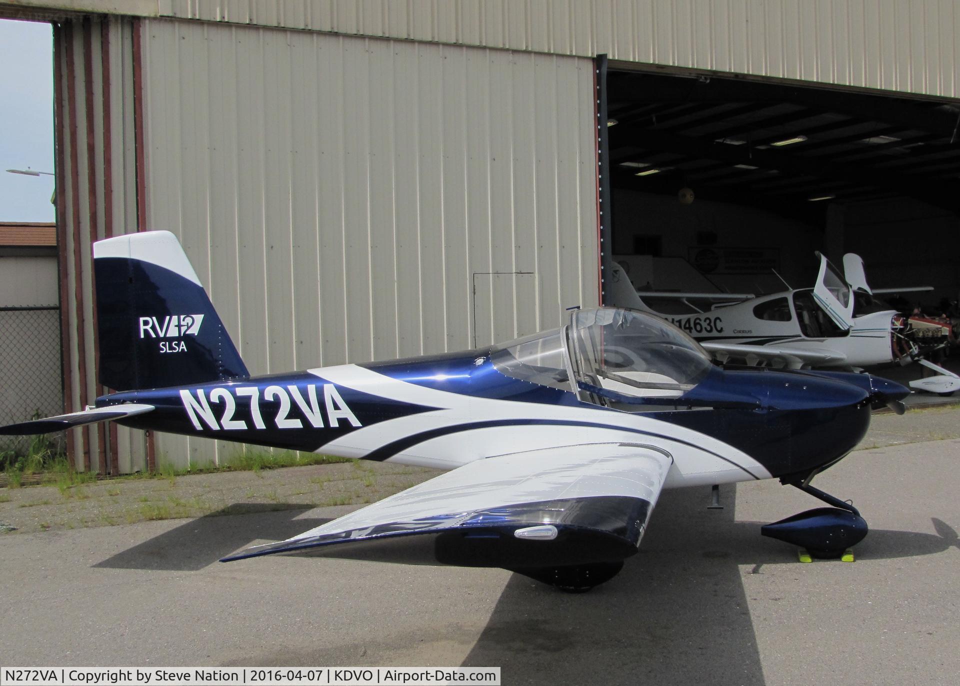 N272VA, 2014 Vans RV-12 C/N 12050, Locally-based 2014 VANS RV-12 homebuilt @ Gnoss Field, Novato, CA