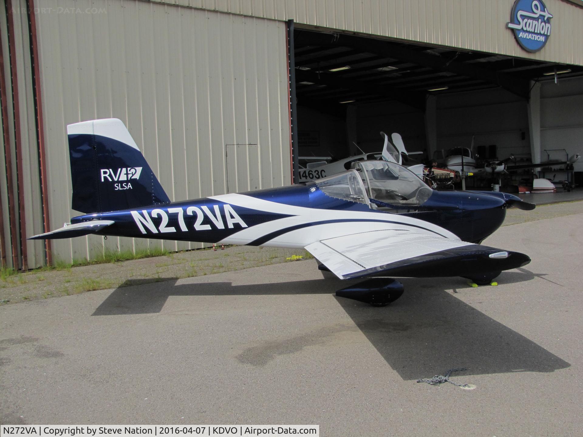 N272VA, 2014 Vans RV-12 C/N 12050, Locally-based 2014 VANS RV-12 homebuilt @ Gnoss Field, Novato, CA
