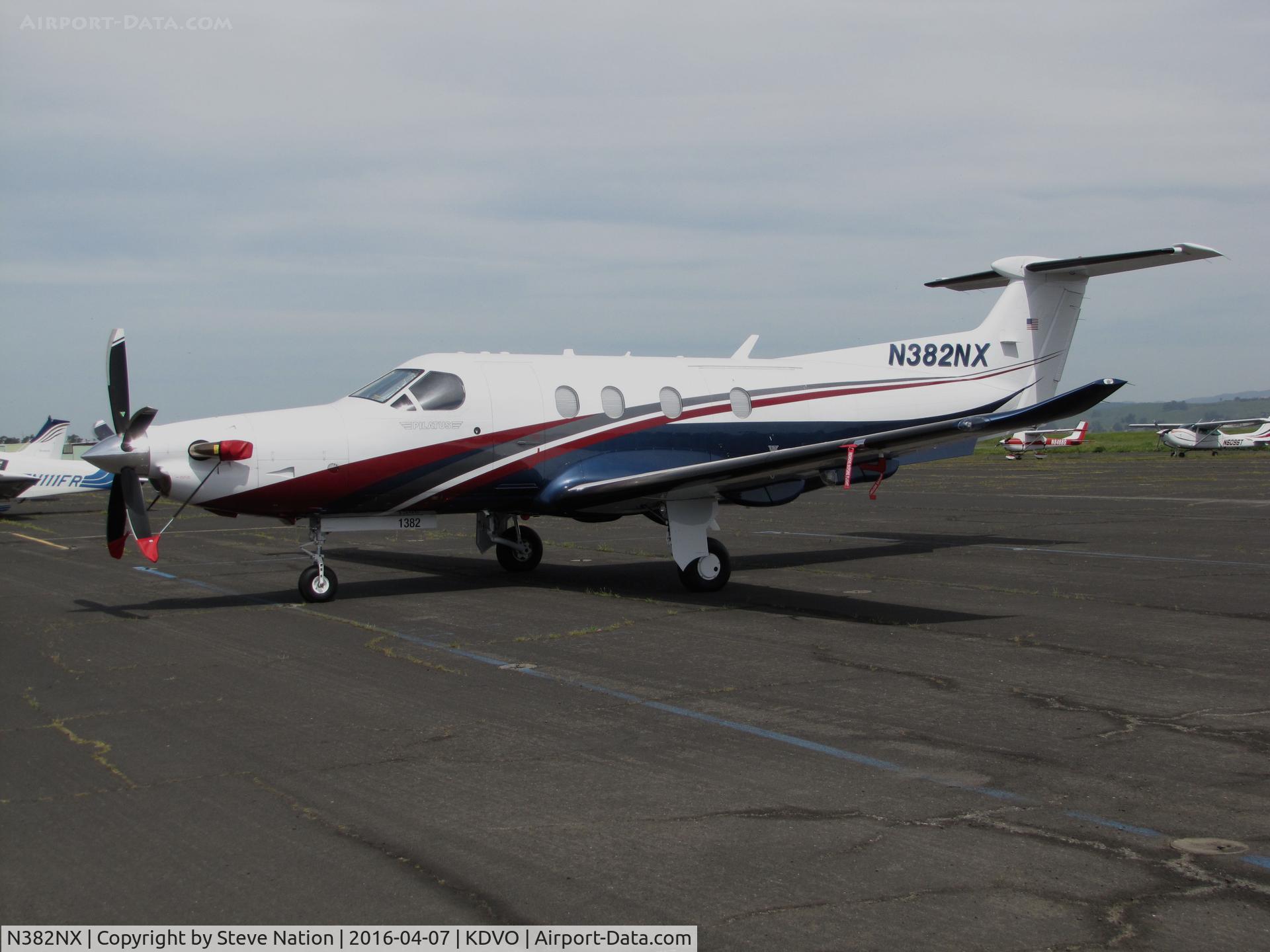N382NX, 2012 Pilatus PC-12/47E C/N 1382, Locally-based 2012 Pilatus PC-12/47E @ Gnoss Field, Novato, CA