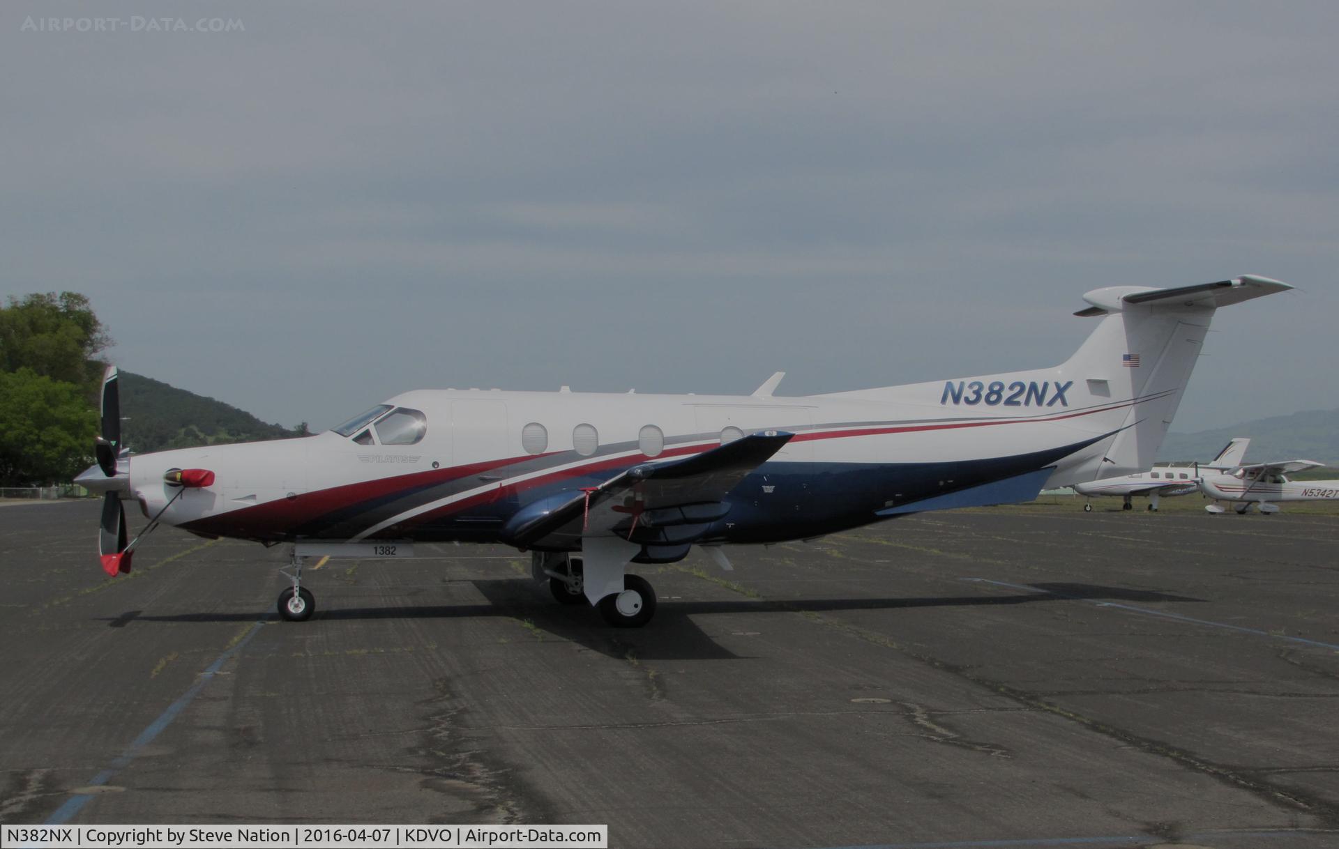 N382NX, 2012 Pilatus PC-12/47E C/N 1382, Locally-based 2012 Pilatus PC-12/47E @ Gnoss Field, Novato, CA