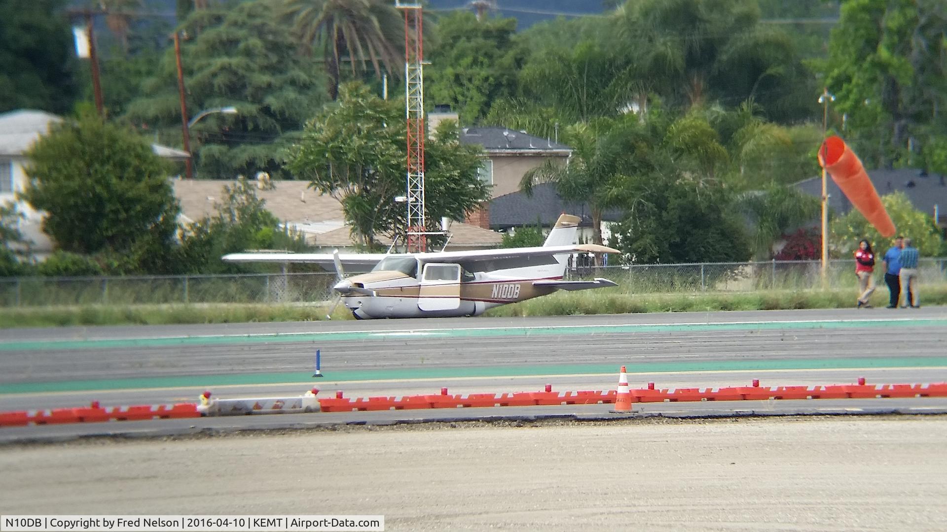 N10DB, 1977 Cessna 210M Centurion C/N 21062016, Belly landing El Monte Airport